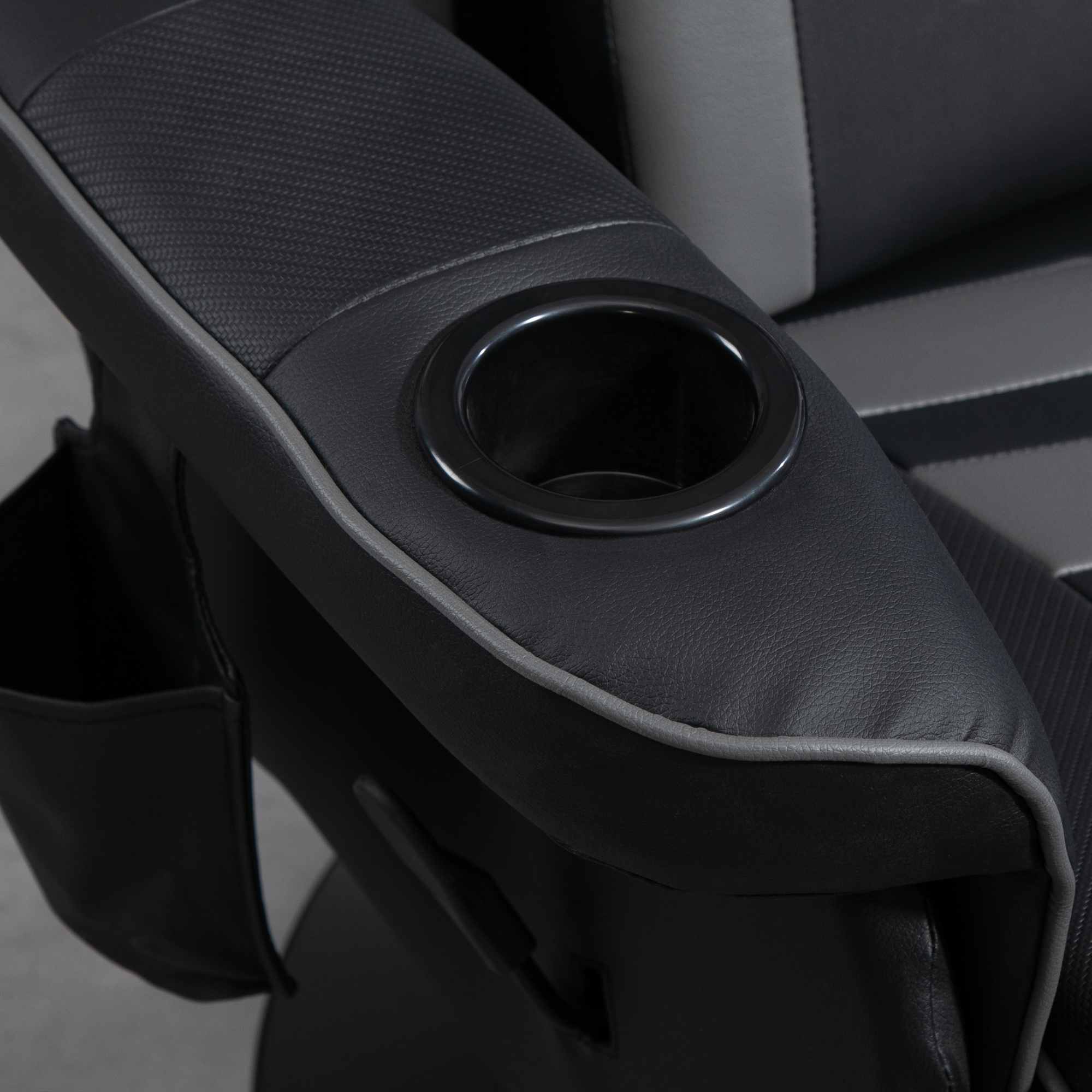 Massage Gaming Chair,Swivel Racing Video Recliner With Retractable — image 3