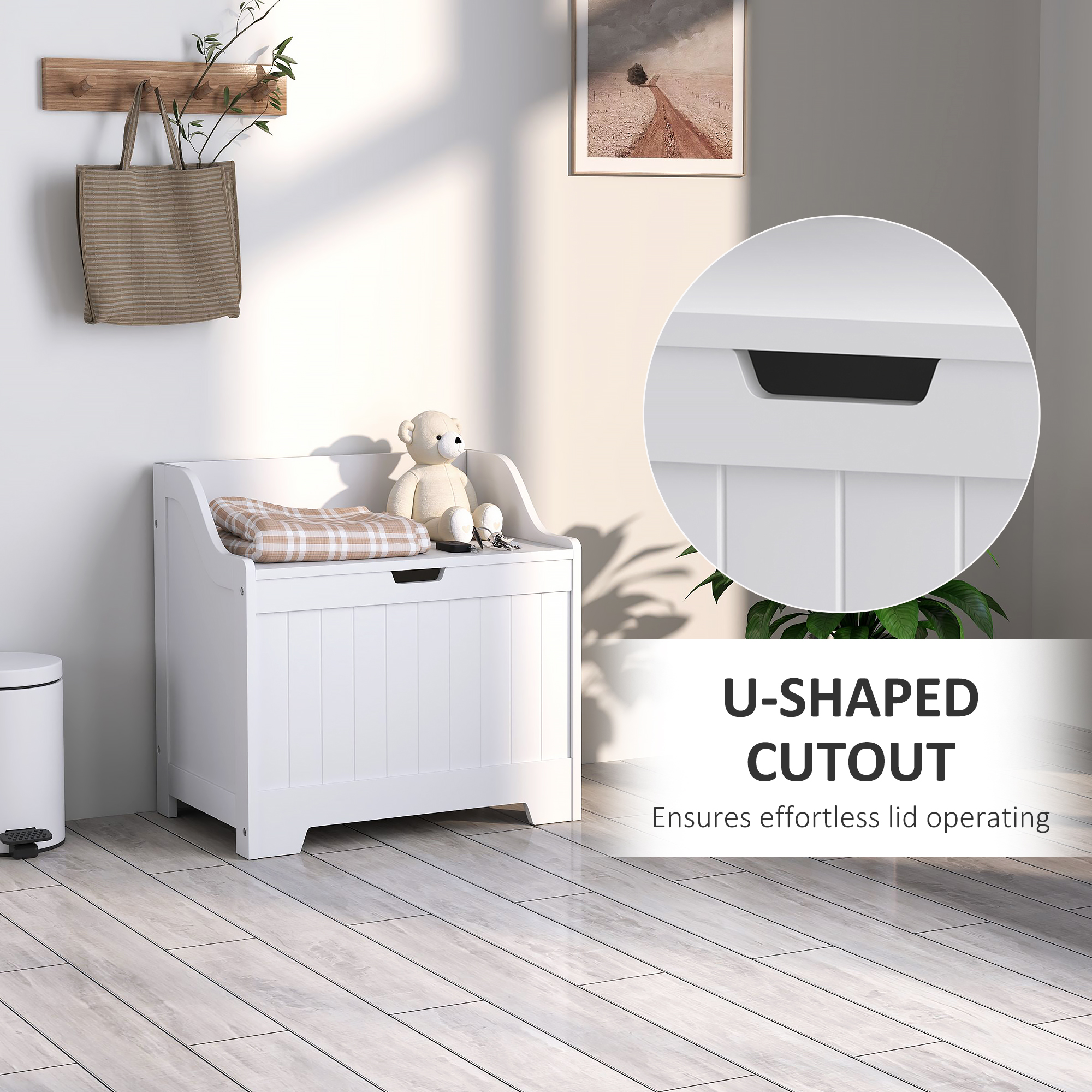 61L Home Storage Chest-White — image 4