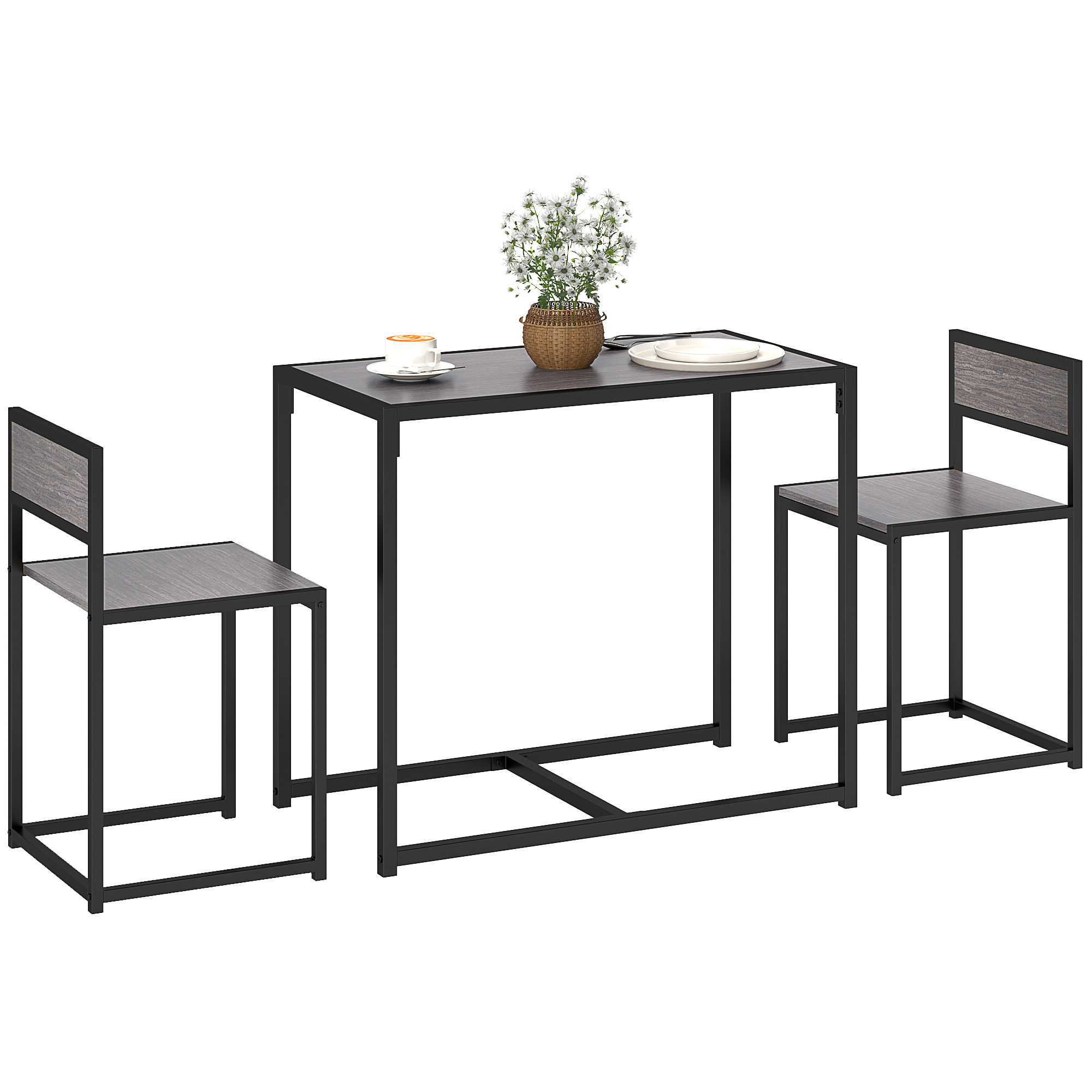 Dining Table And Chairs Set 2,Dining Room Sets,Rectangular Space Saving 2 — image 5