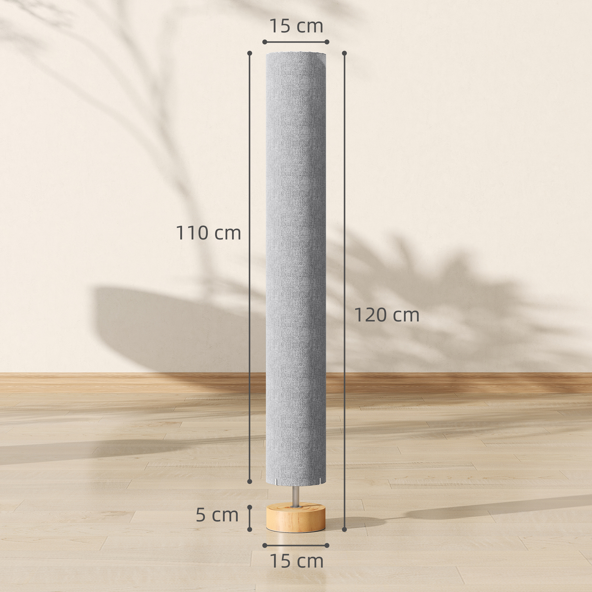 LED Floor Lamp For Living Room,120cm Modern Standing Lamp