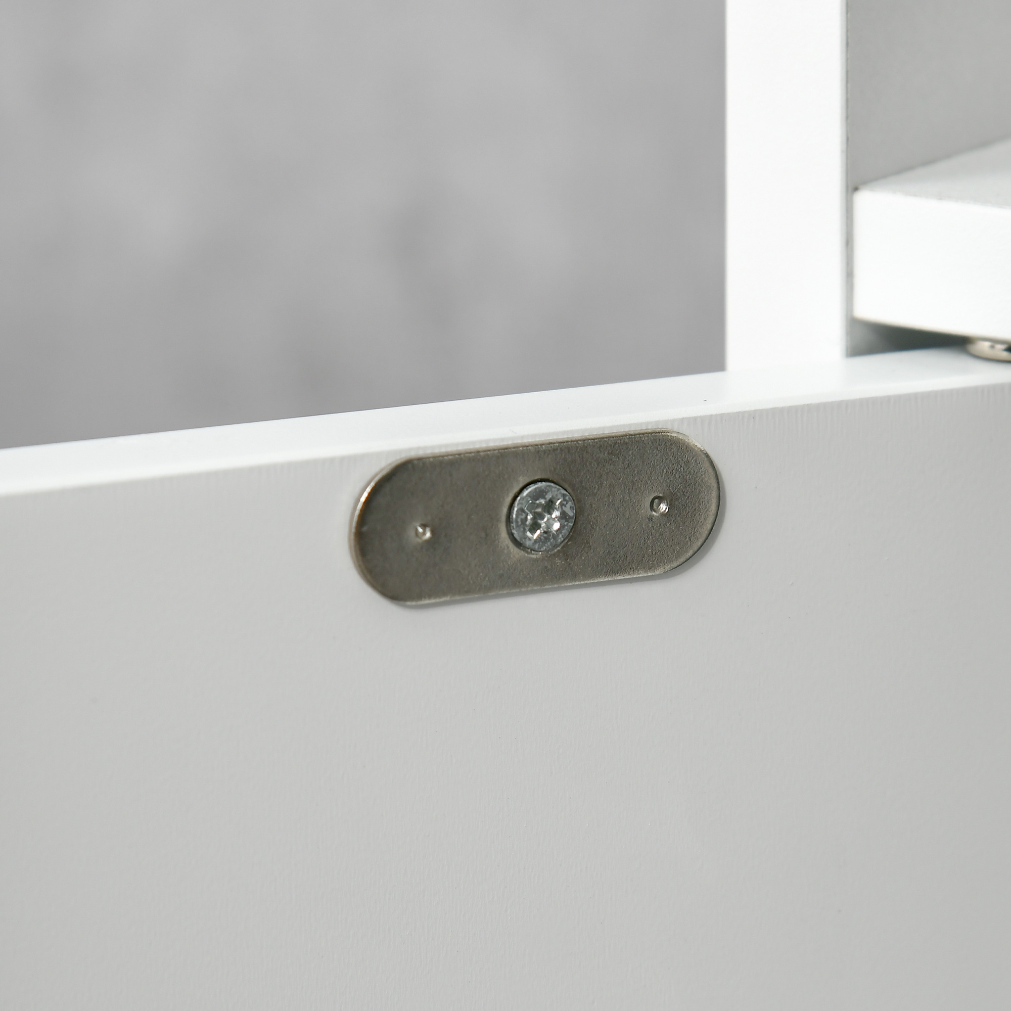 Modern Bathroom Storage Cabinet,Freestanding Tall Cabinet With Open Shelves — image 2