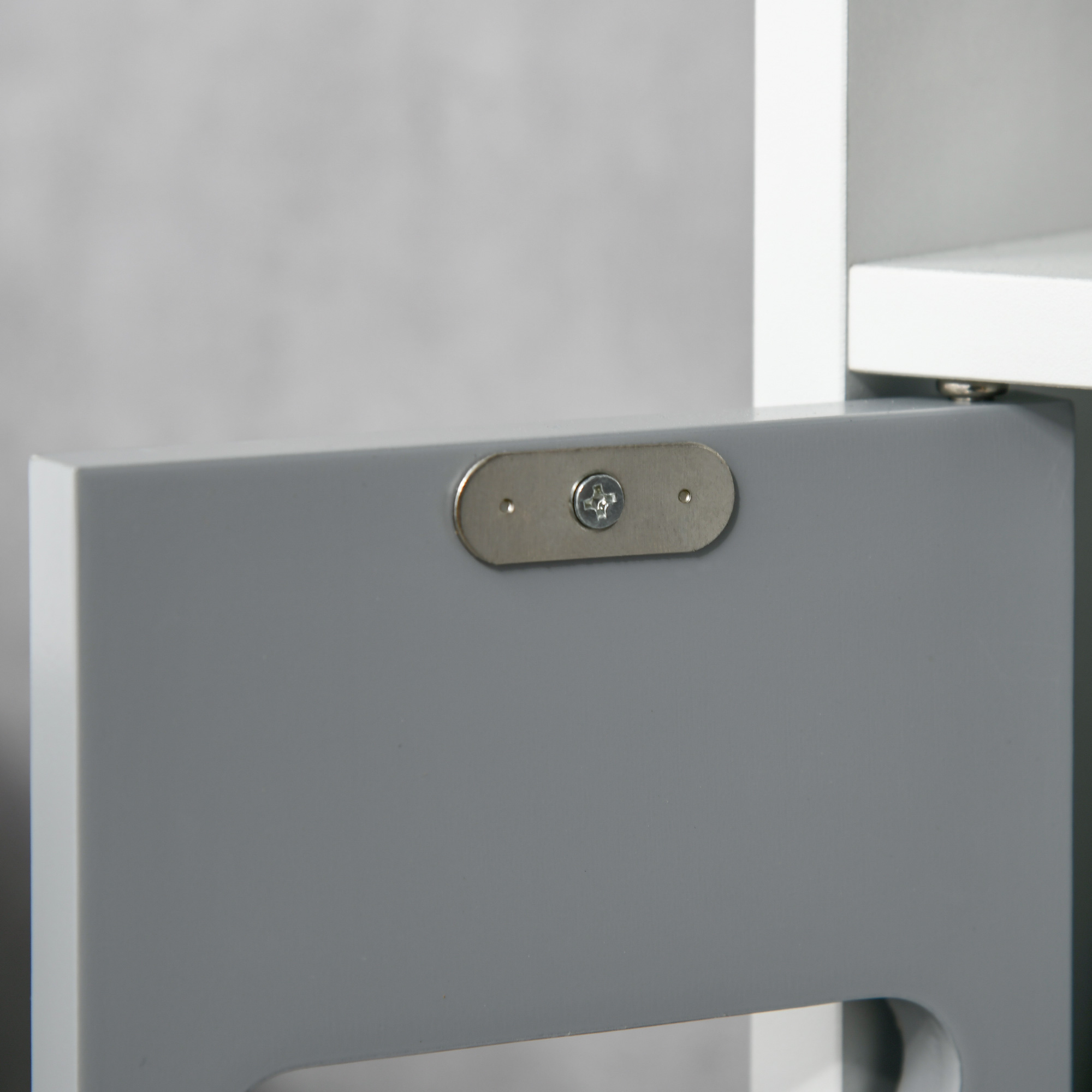 Modern Bathroom Storage Cabinet,Freestanding Tall Cabinet With Open Shelves — image 4