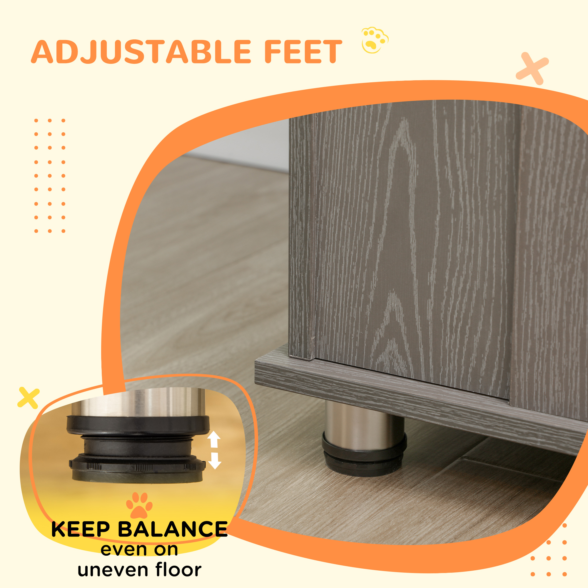 Dog Crate Table For Medium And Large Dogs With Magnetic Door Indoor Use,114 X