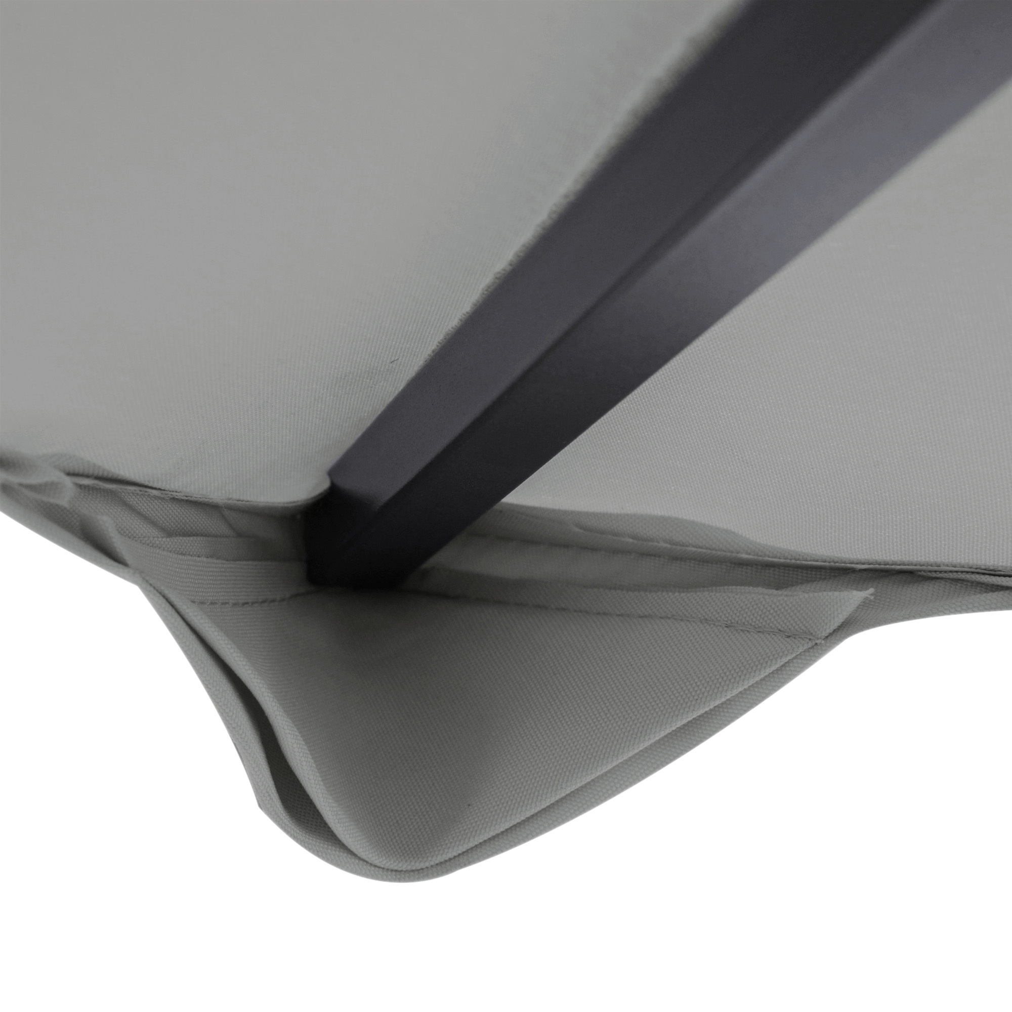 3(m) Gazebo Top Cover Double Tier Canopy Replacement Pavilion Roof Light Grey — image 3