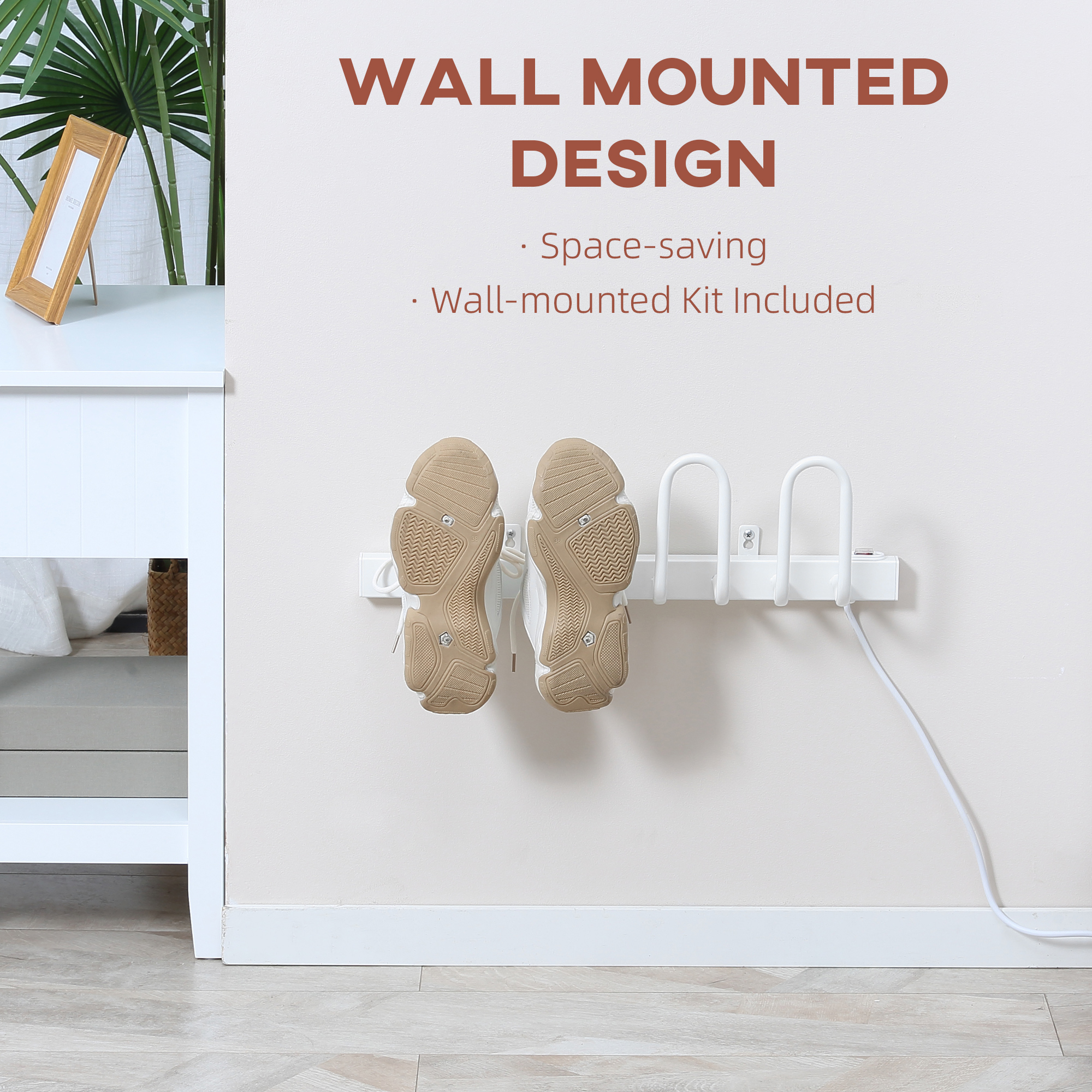2 pairs electric shoe dryer,wall mounted shoe warmers