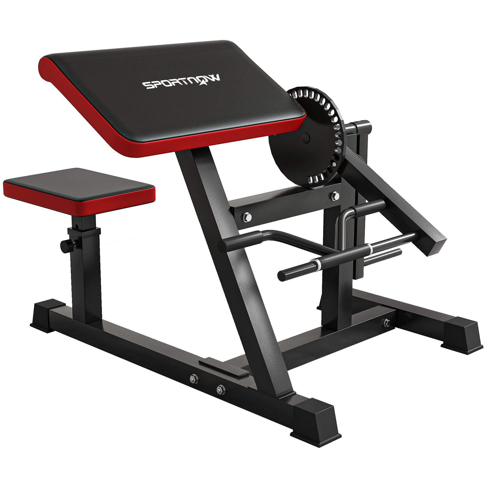 Adjustable Preacher Curl Bench, Weight With Handlebar And Elbow Cushion — image 3