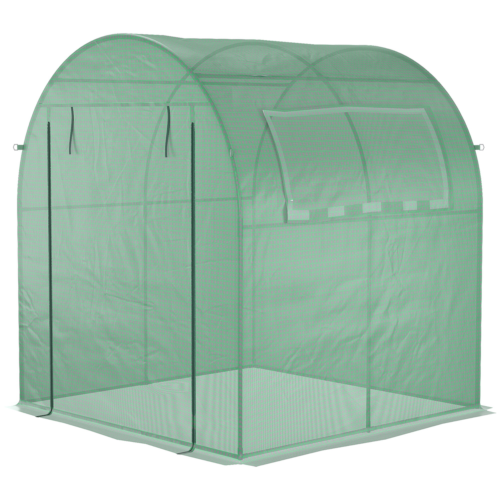 Walk In Polytunnel Greenhouse,Green House For Garden With Roll-up Window — image 5