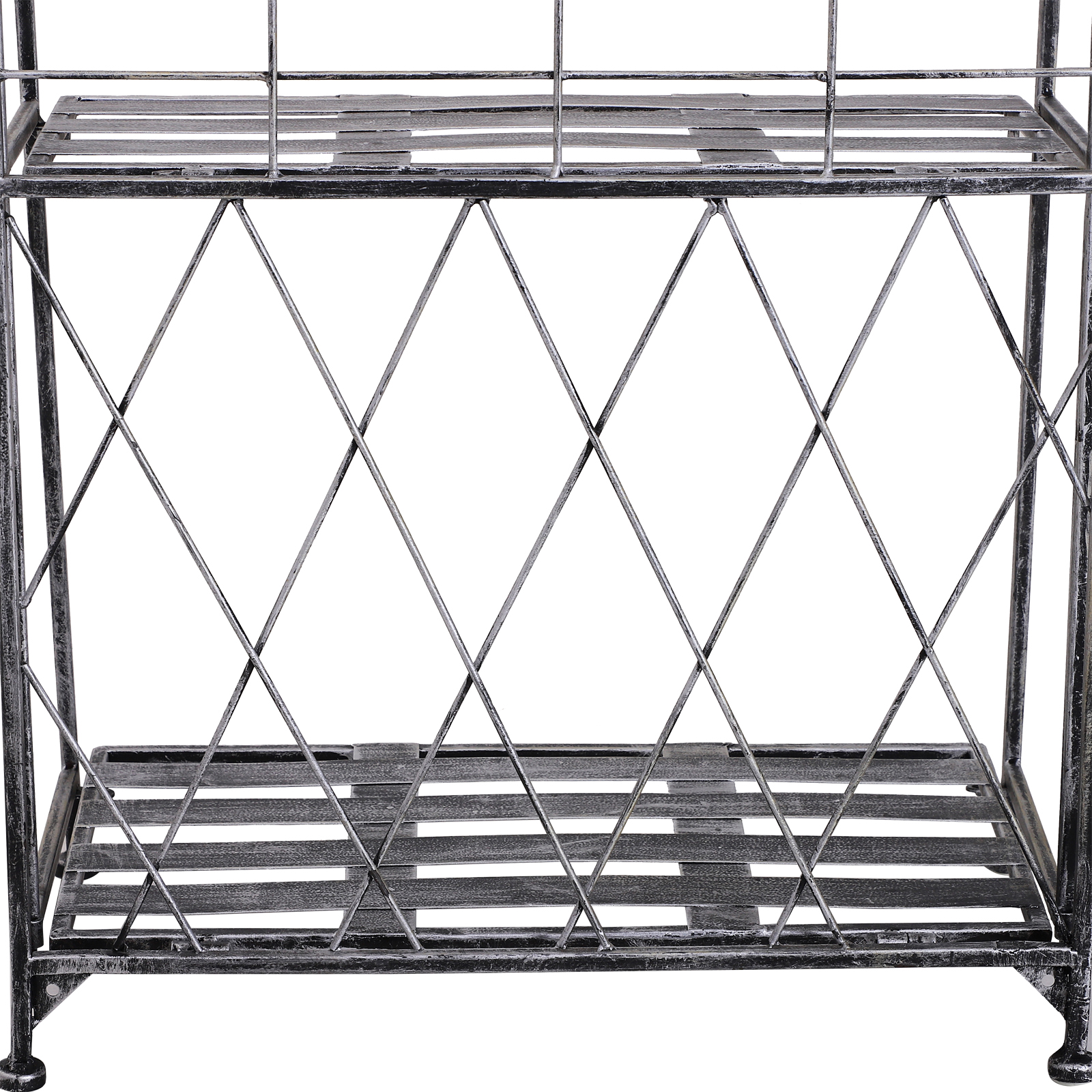Outsunny 3 tier plant stand indoor outdoor,metal plant