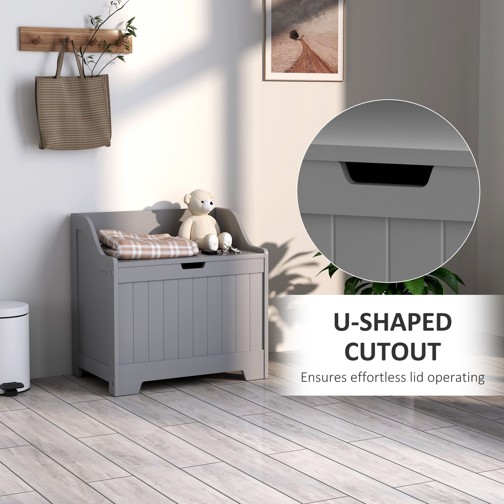 61L Home Storage Chest-Grey — image 2