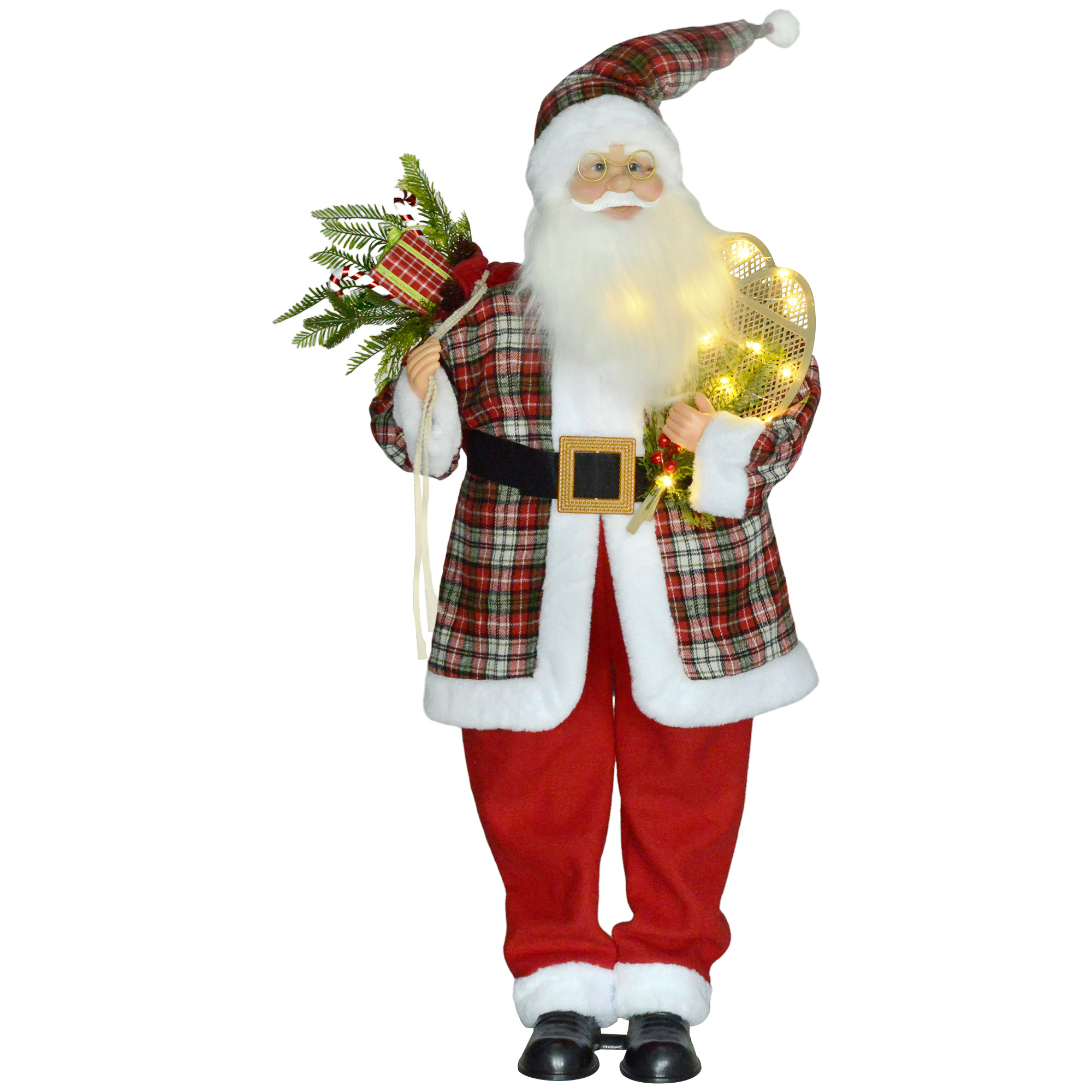 120cm Animated Santa Claus Figure,with Sound