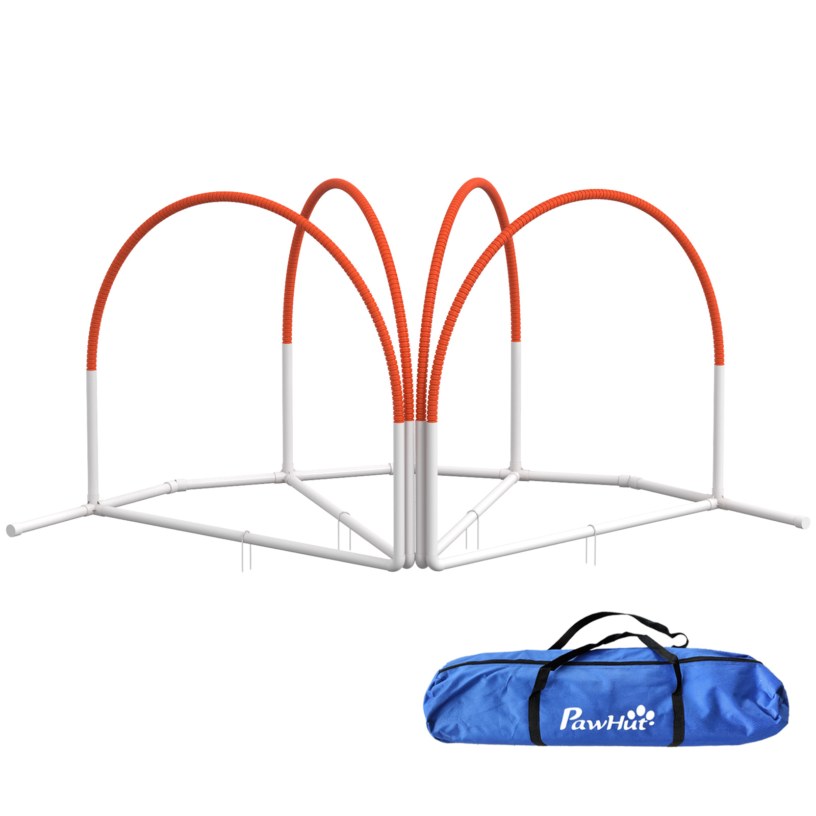 Dog Agility Equipment Set,Dog Training For Dogs W/ Oxford Carry Bag,4 PCS Weave — image 3