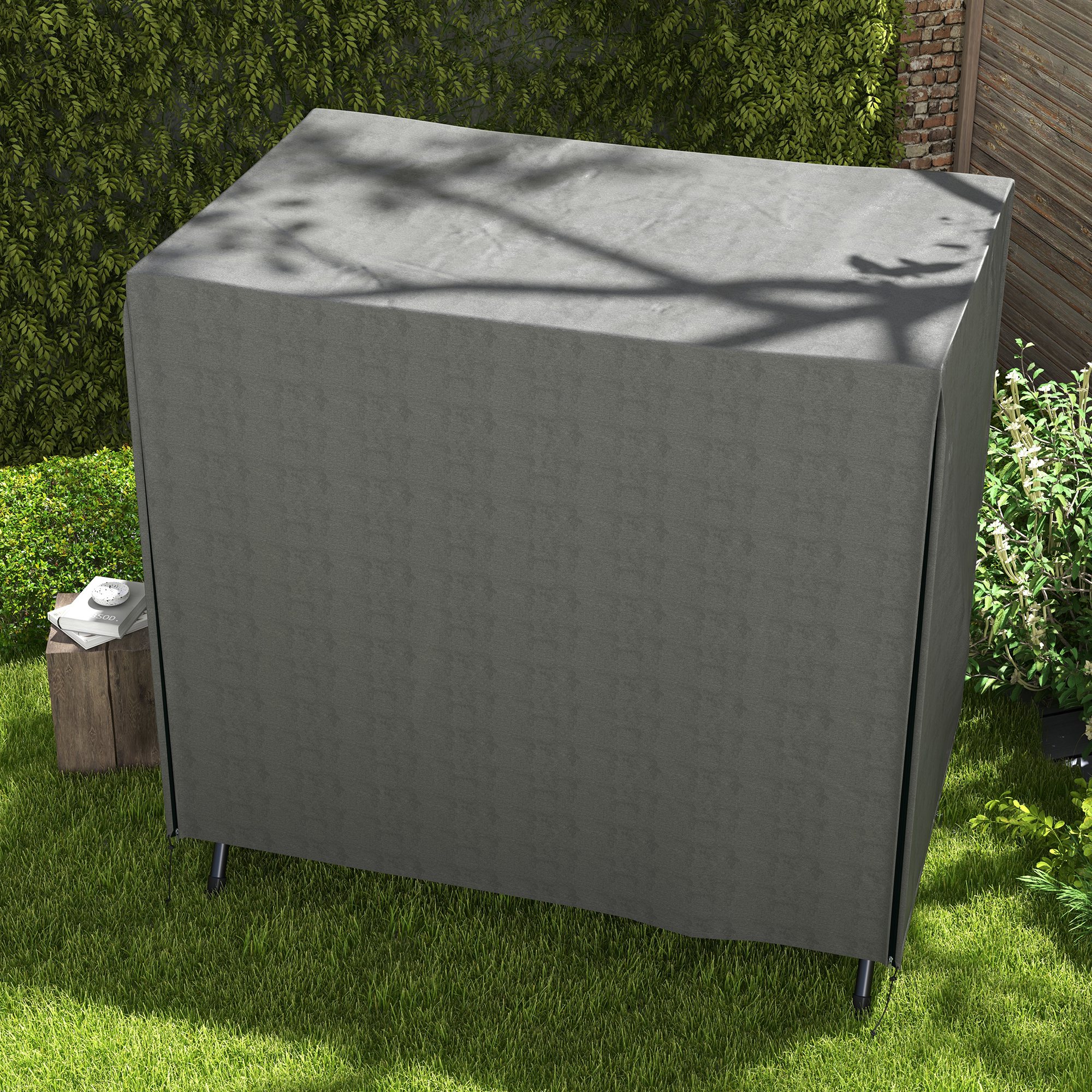 152 X 177cm Three-Seater Swing Chair Protective Cover Grey — image 2