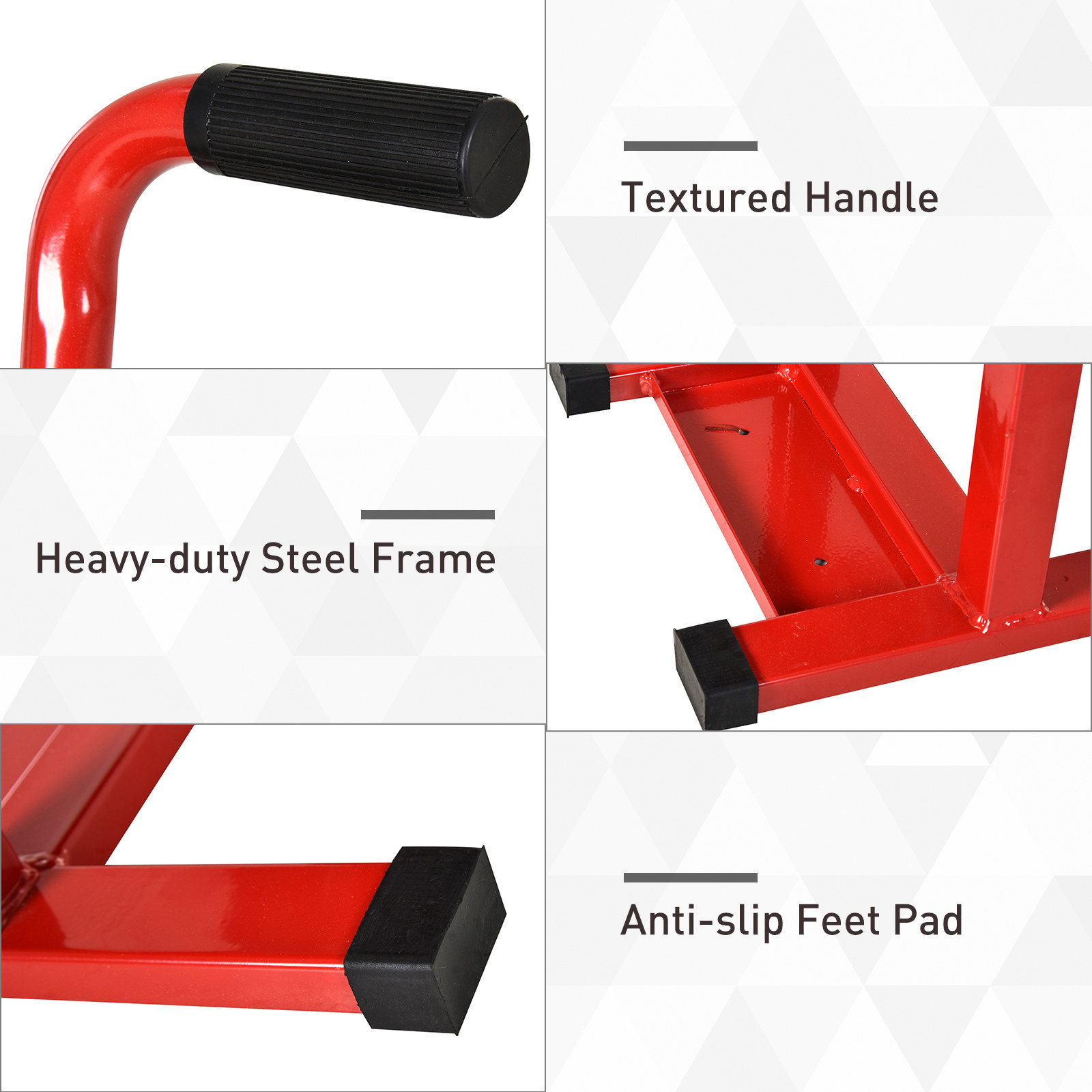 Steel Motorbike Jack Lift,27.5 / 39.5 H Cm-Red — image 3
