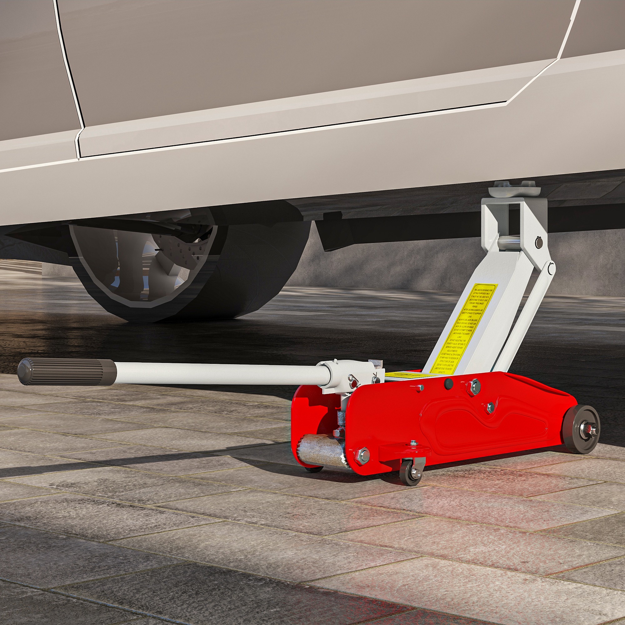 Low Profile Jack,2 Ton Hydraulic Car Jack For Trailer Garage Tyre Repair,Red — image 4