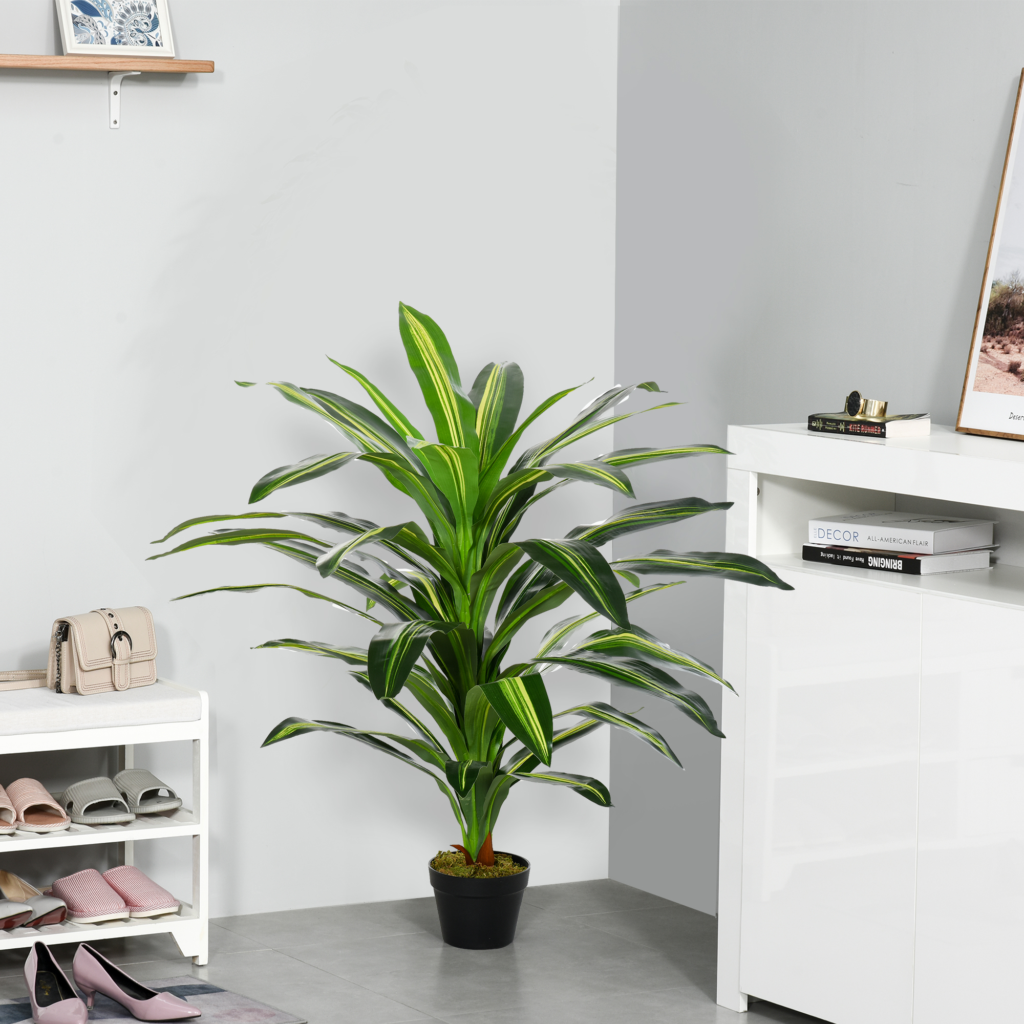 Artificial Plant In Pot,Fake Plant For Home Indoor