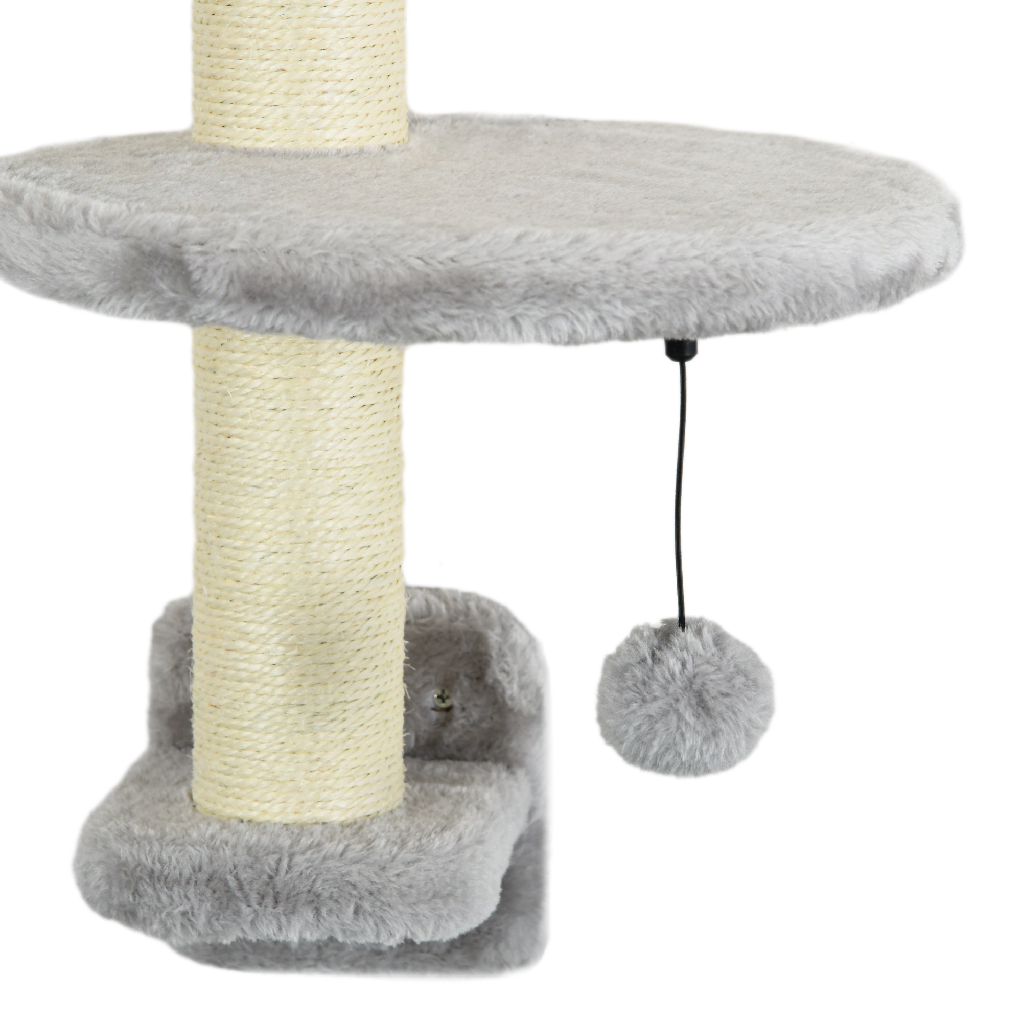 Three-Piece Wall-Mounted Cat Shelves,with Hammock,Ladder,Platforms,Scratching