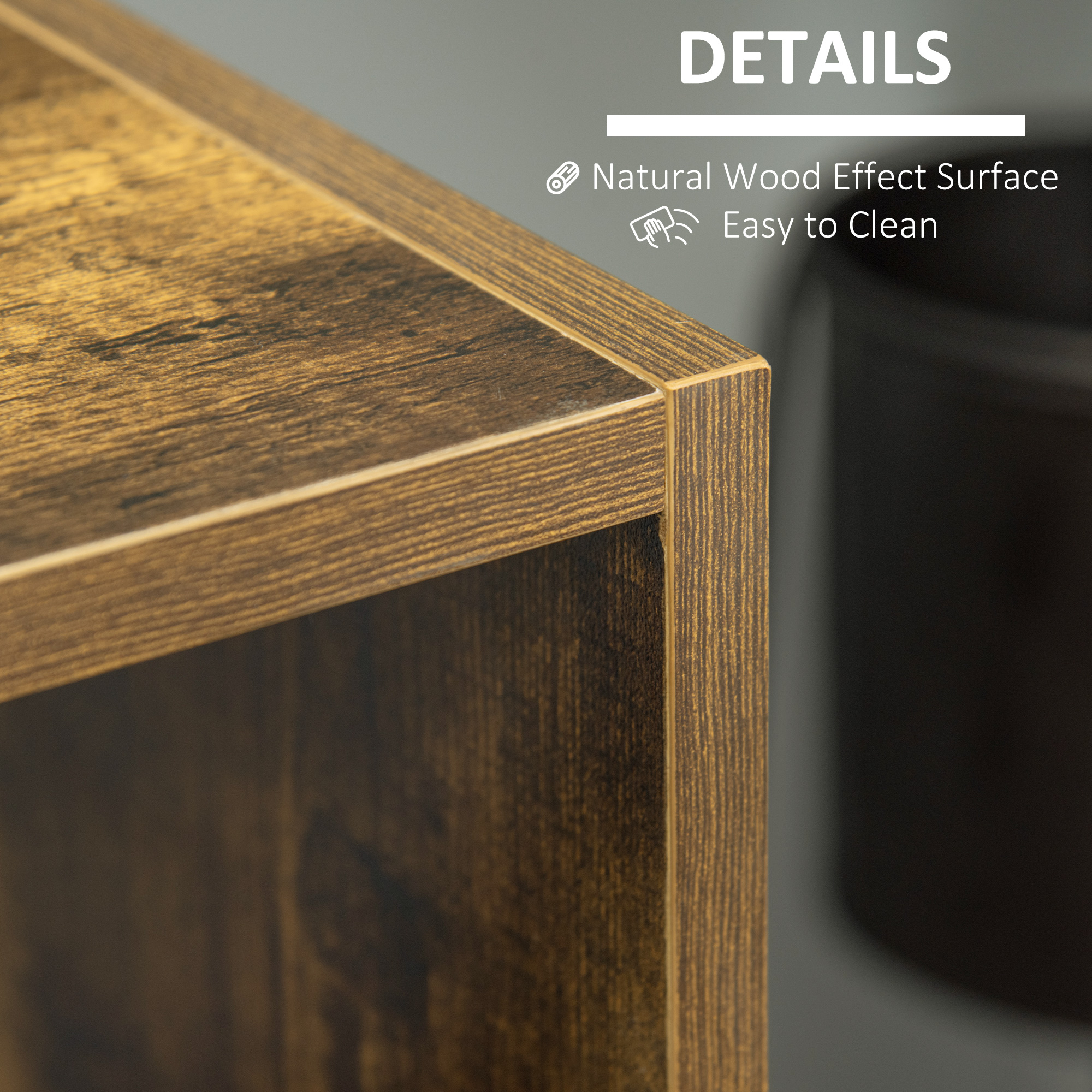 Industrial Style Storage Shelf,Bookcase,Bookshelf With 6 — image 3