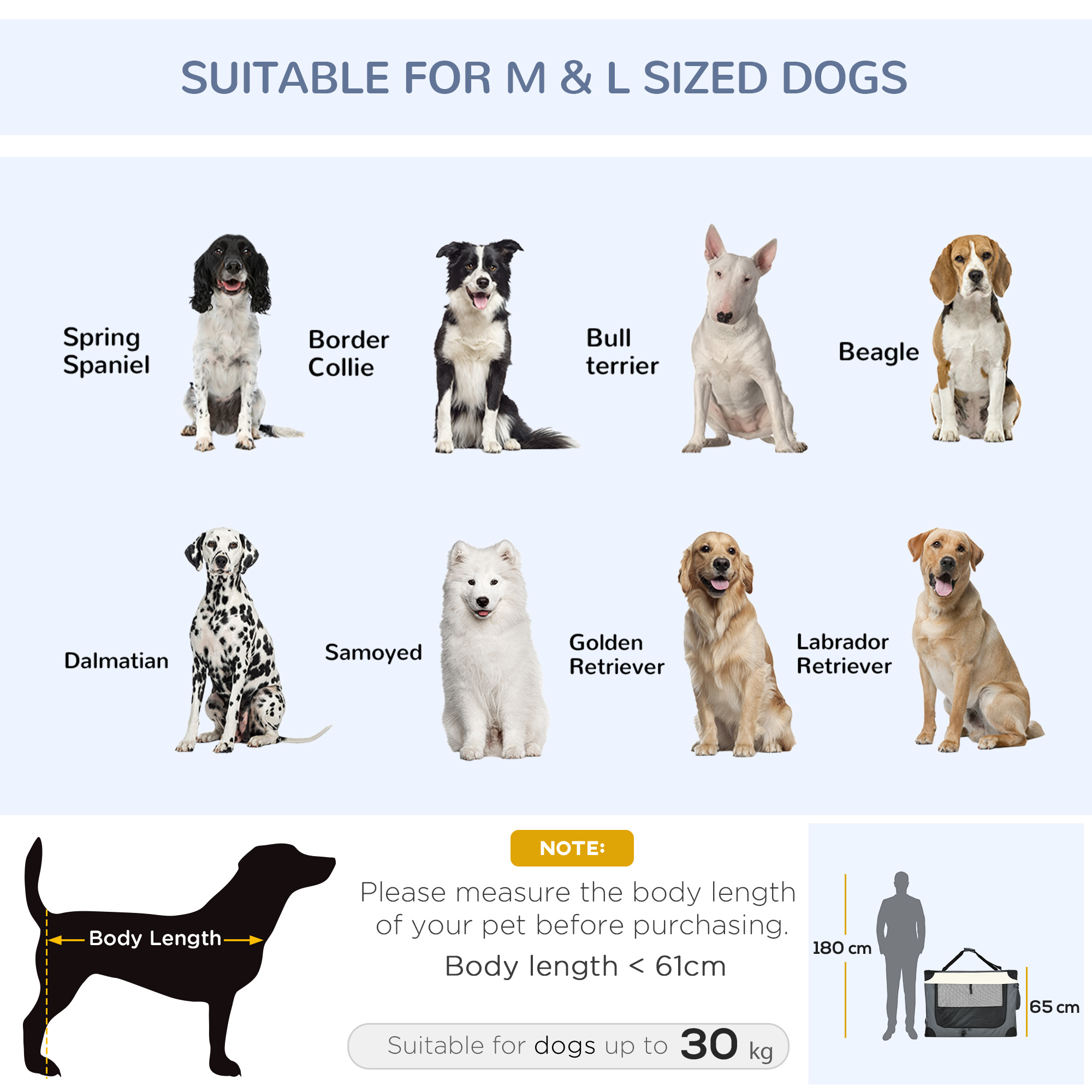 91cm Foldable Pet Carrier,with Cushion,for Large Dogs And Cats-Grey — image 3
