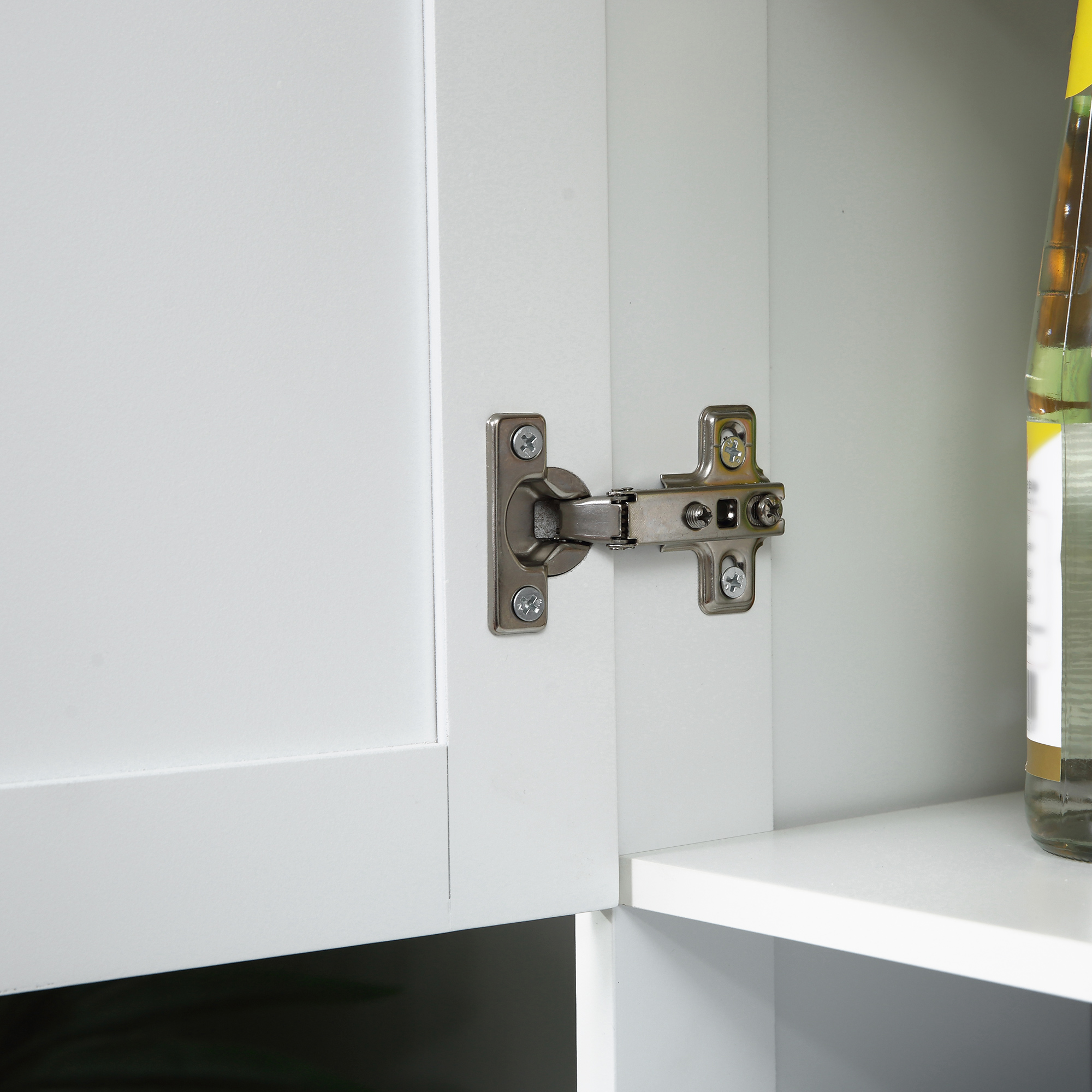 180cm Freestanding Kitchen Cabinet,Modern Storage Cupboard With Open — image 5