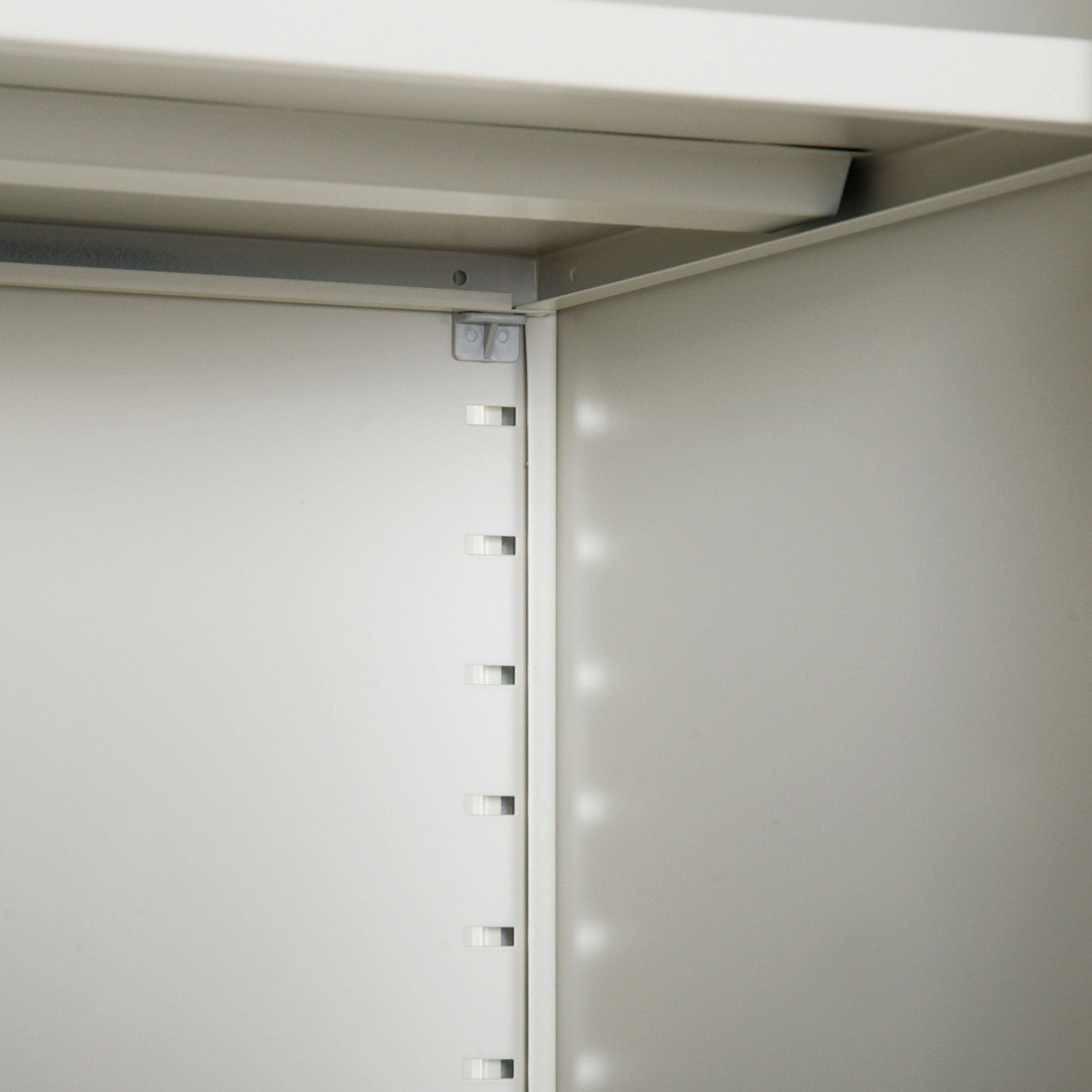 Cool Rolled Steel Tall Office Lockable Filing Cabinet 2 Doors 4 Internal — image 4