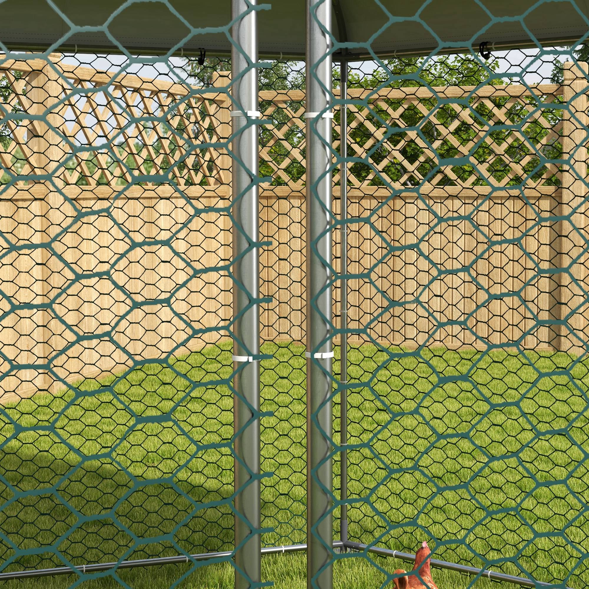Chicken Coop For 10-15 Chickens,Hens,Rabbits,Ducks,Outdoor Garden Run,4 X 3.5 X — image 6