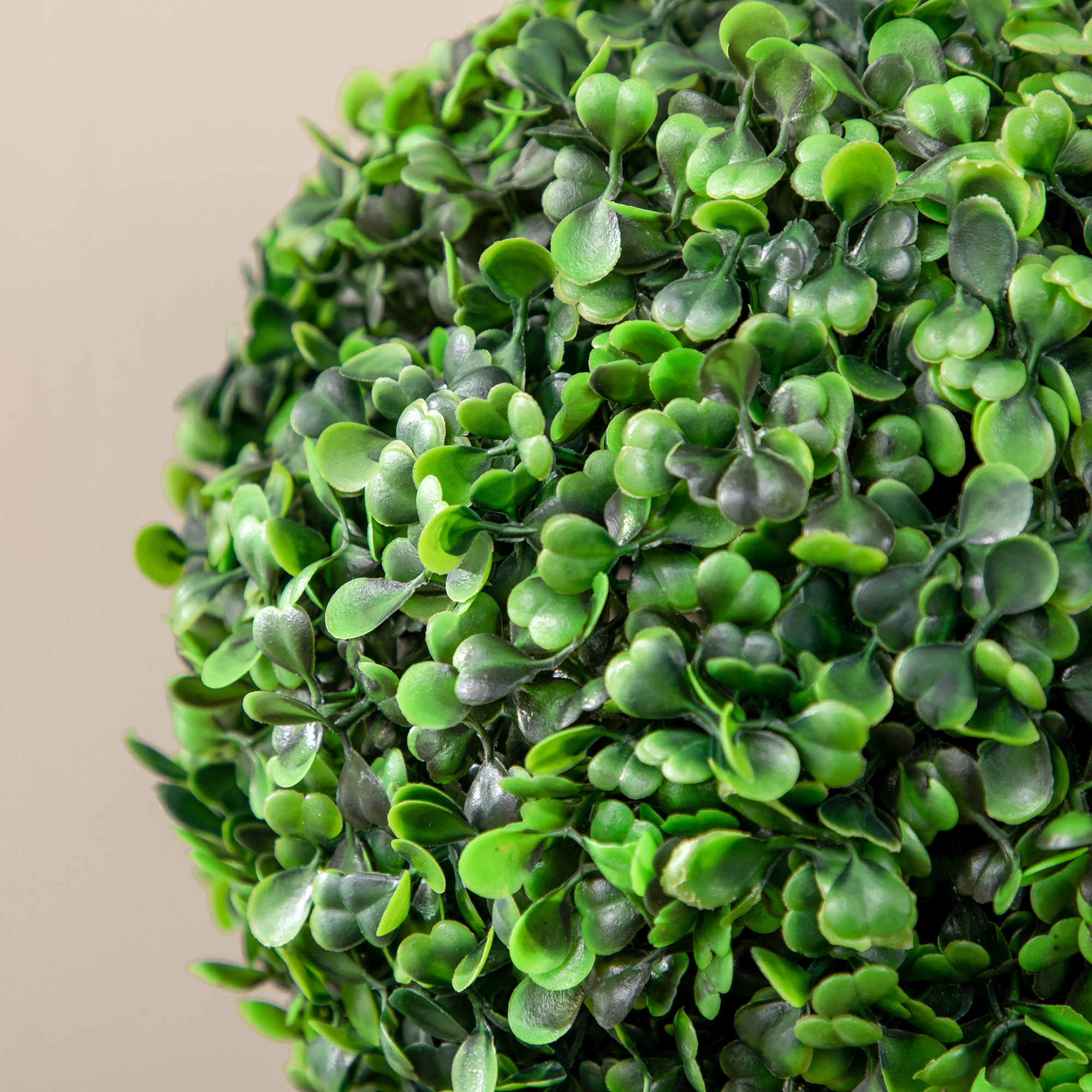 Set Of 2 Artificial Plants Boxwood Ball Trees In Pot Fake For Home Indoor — image 2