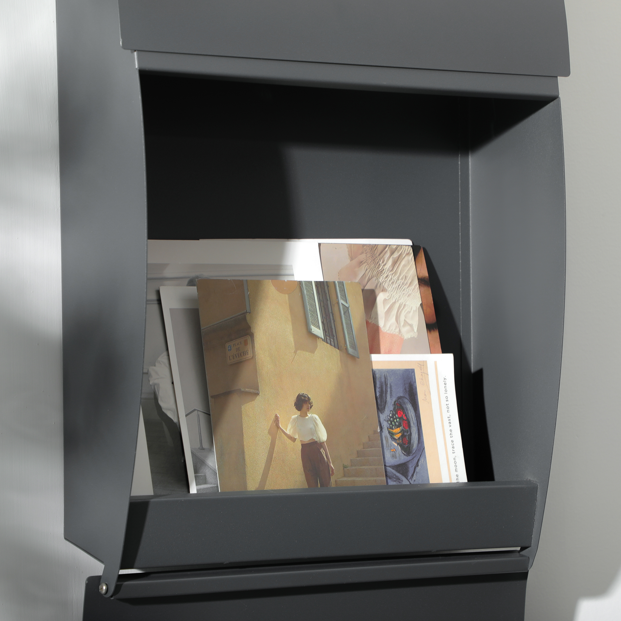 Wall Mounted Letter Box,Weatherproof Post Box For Outside Wall,Modern Mailbox — image 4