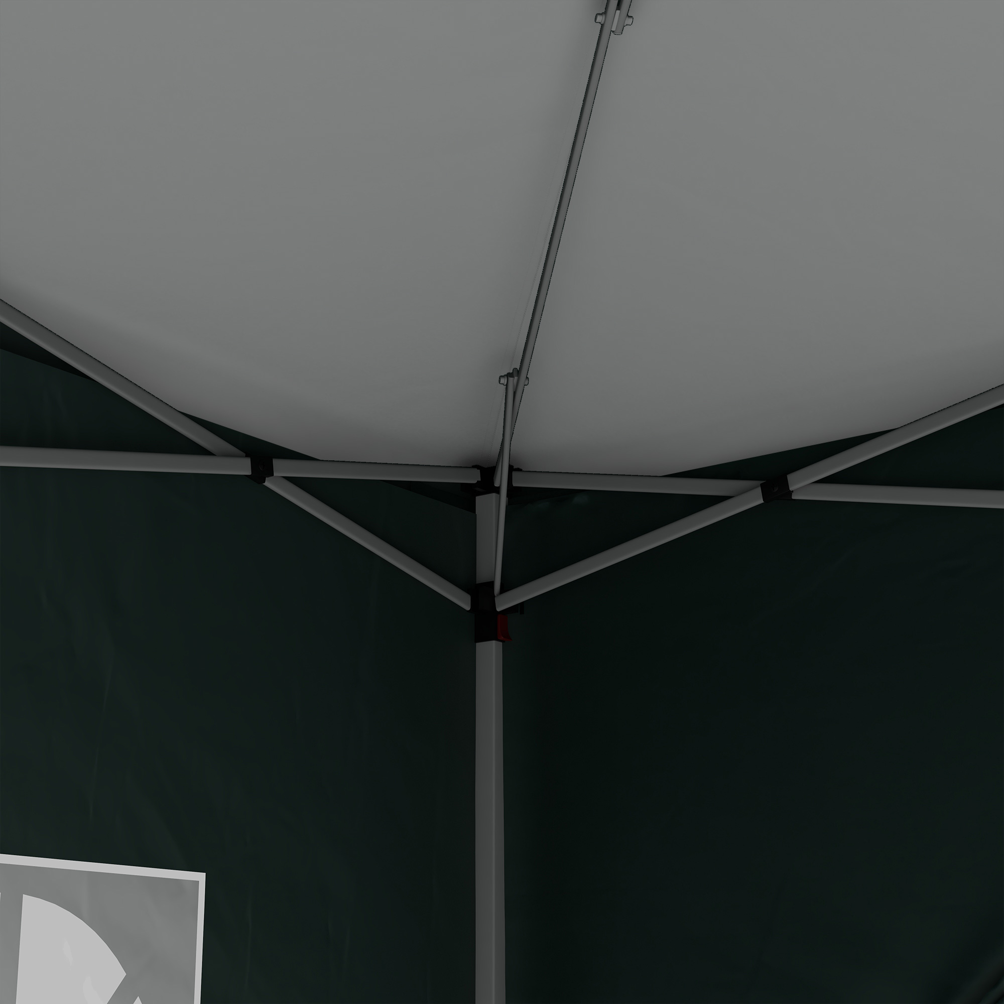 3x3(m) Pop-Up Gazebo,with Curtain Walls And Windows,Blue — image 5