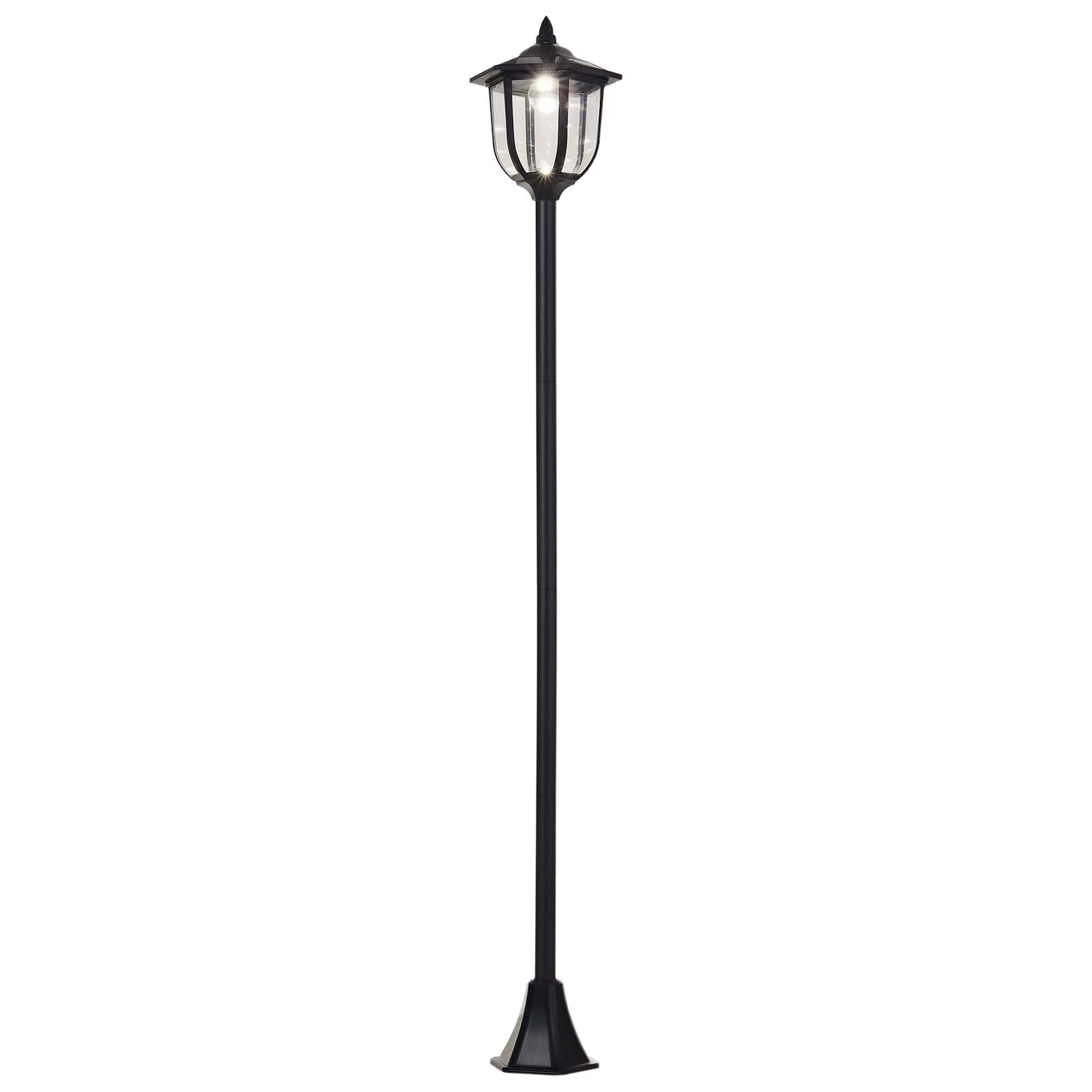 Outsunny Outdoor Garden Solar Post Lamp Sensor Light LED