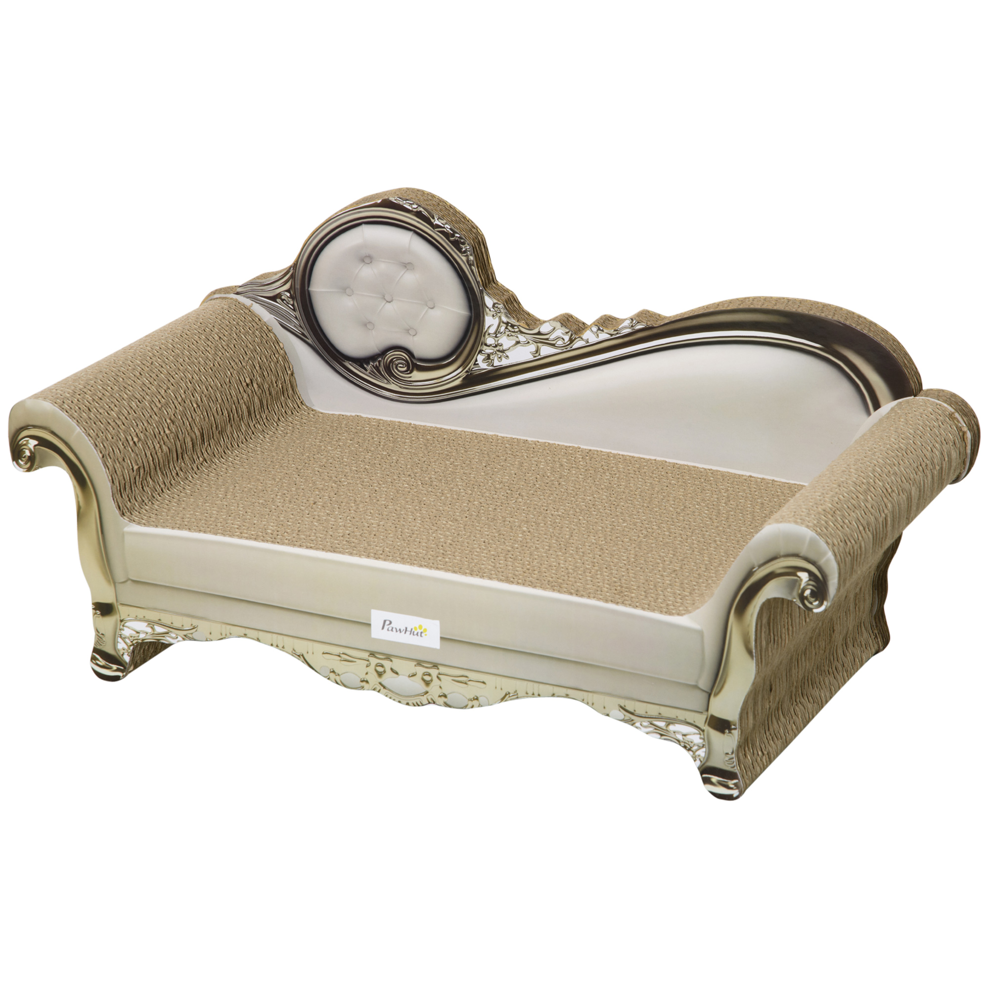 Cat Furniture,with Scratching Pad & Catnip-Brown
