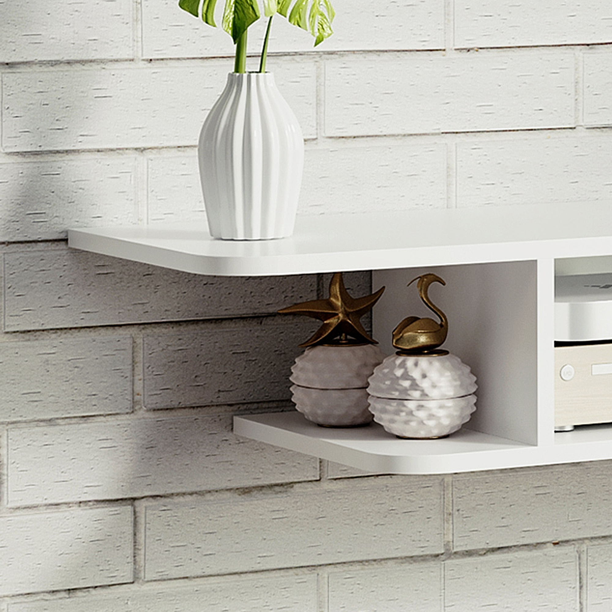 Floating TV Unit Stand For TVs Up To 40",Wall Mounted Media Console — image 2