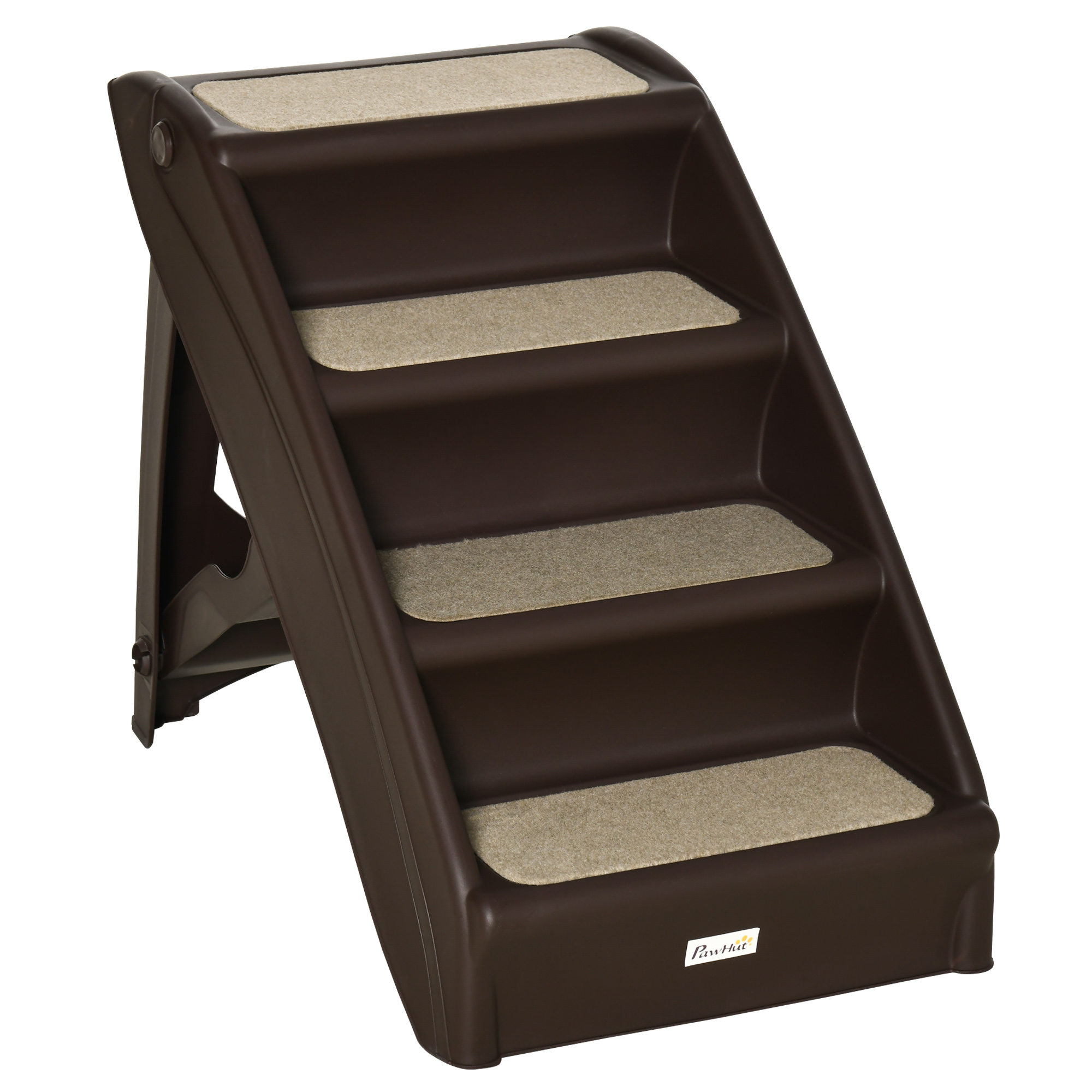 Foldable Four-Step Pet Stairs,for Cats,Small Miniature Dogs,with Non-Slip Mats — image 3