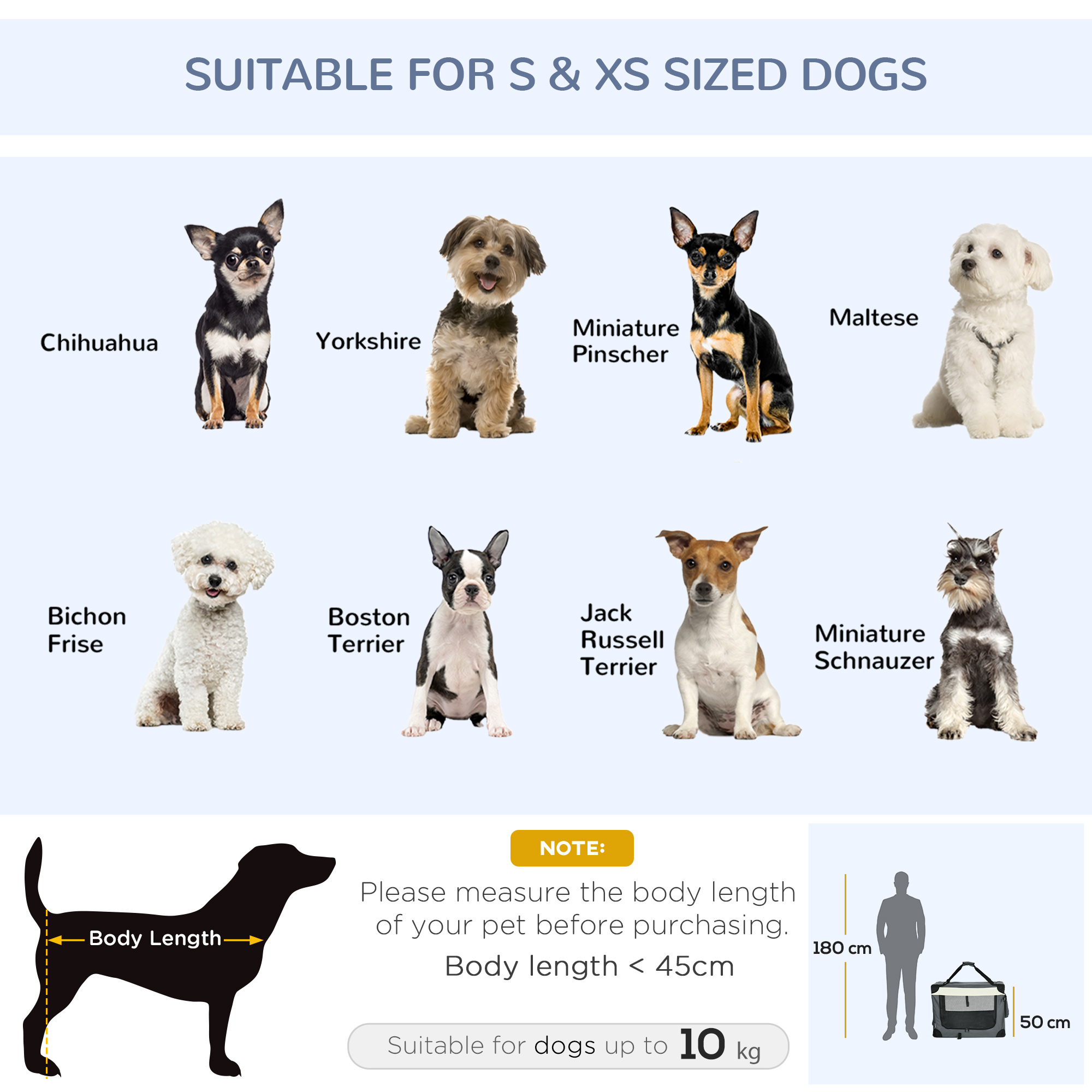 70cm Foldable Pet Carrier,with Cushion,for Small Dogs And Cats-Grey — image 4