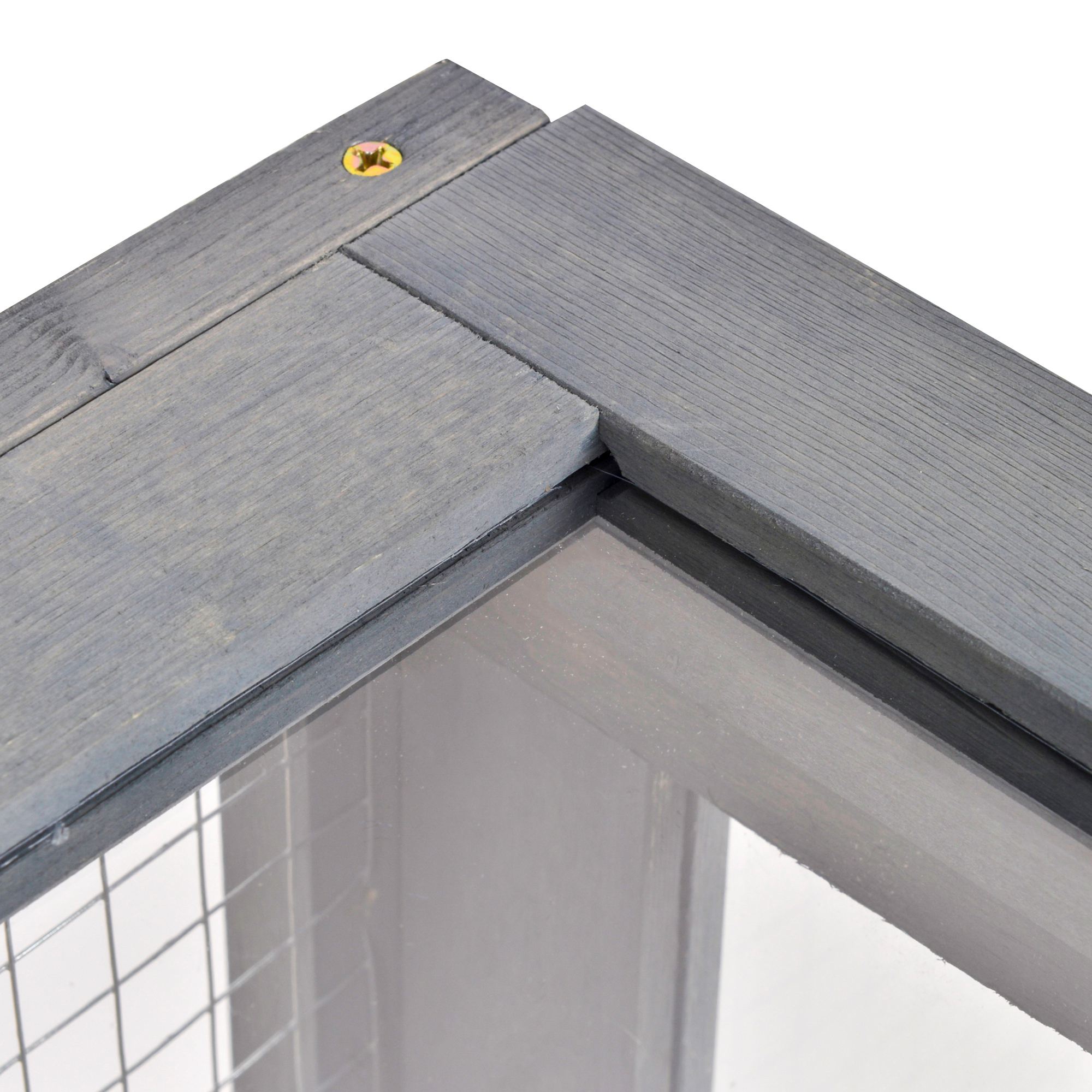 Tortoise House,Small Reptile Wooden House,with Mesh Roofs,Side Panels,for — image 2