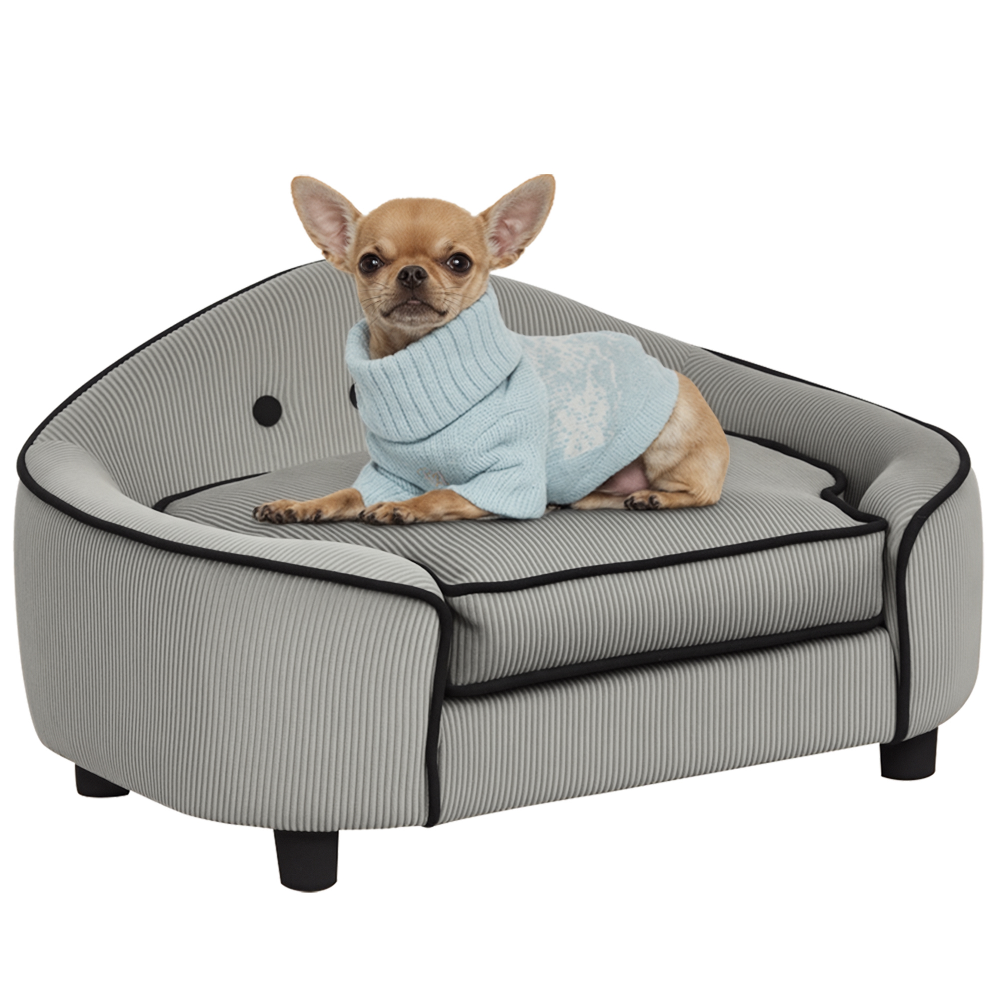 Dog Sofa For XS And S Size Dogs,Pet Chair Bed With Soft Cushion,Cat Couch — image 5