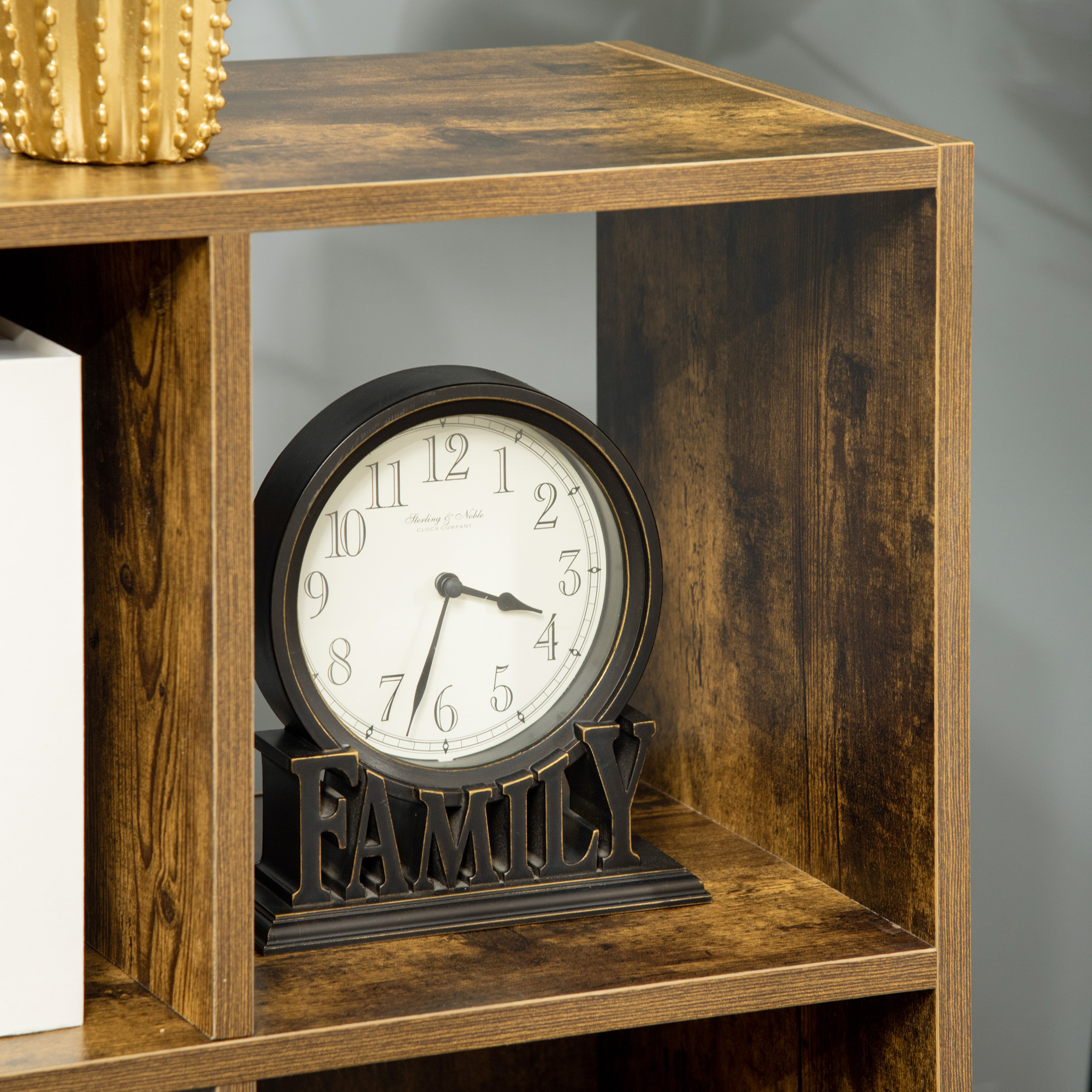 Industrial Style Storage Shelf,Bookcase,Bookshelf With 6 — image 2