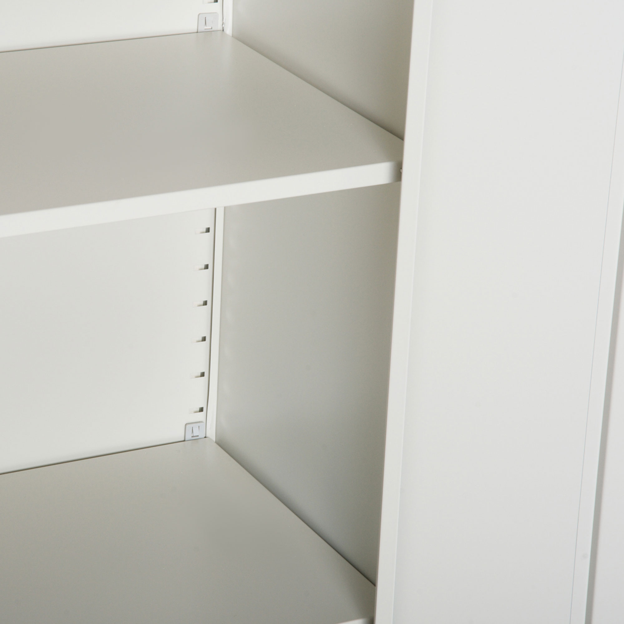 Cool Rolled Steel Tall Office Lockable Filing Cabinet 2 Doors 4 Internal — image 5