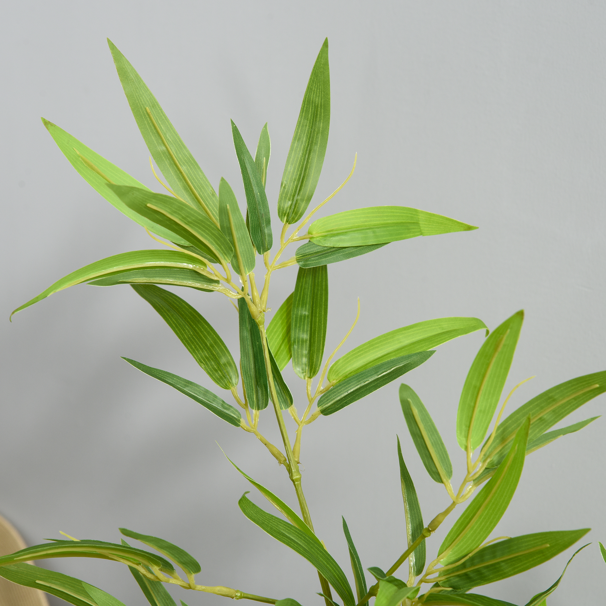 Artificial Ficus Tree,with Weighted Plant Pot-Green