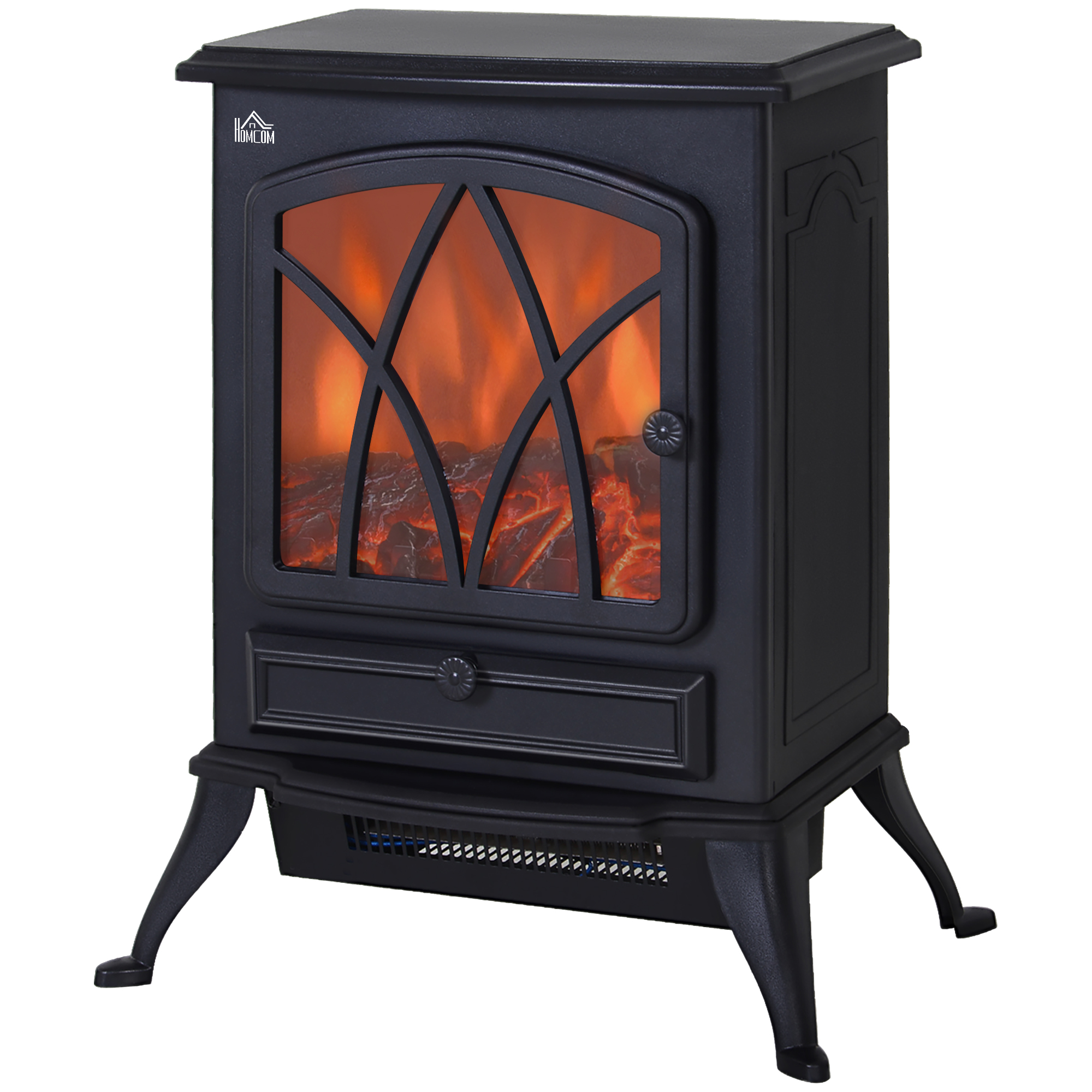 Electric Stove Heater With Realistic Flame Effect,2000W Portable Indoor — image 4