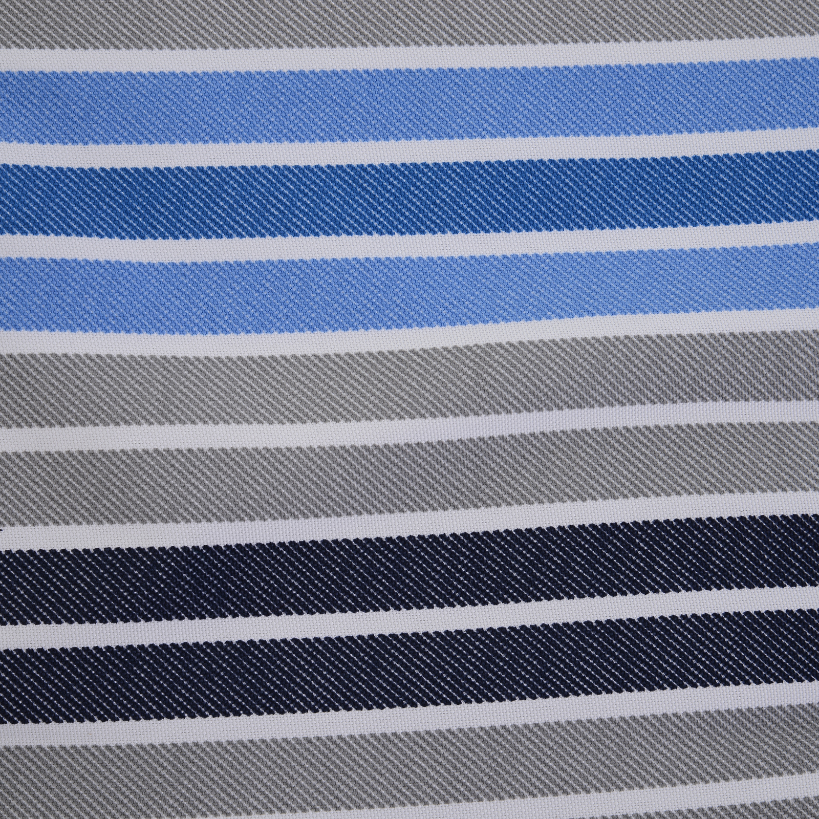 Polyester Set Of 2 Swing Chair Cushion Blue Stripes — image 5