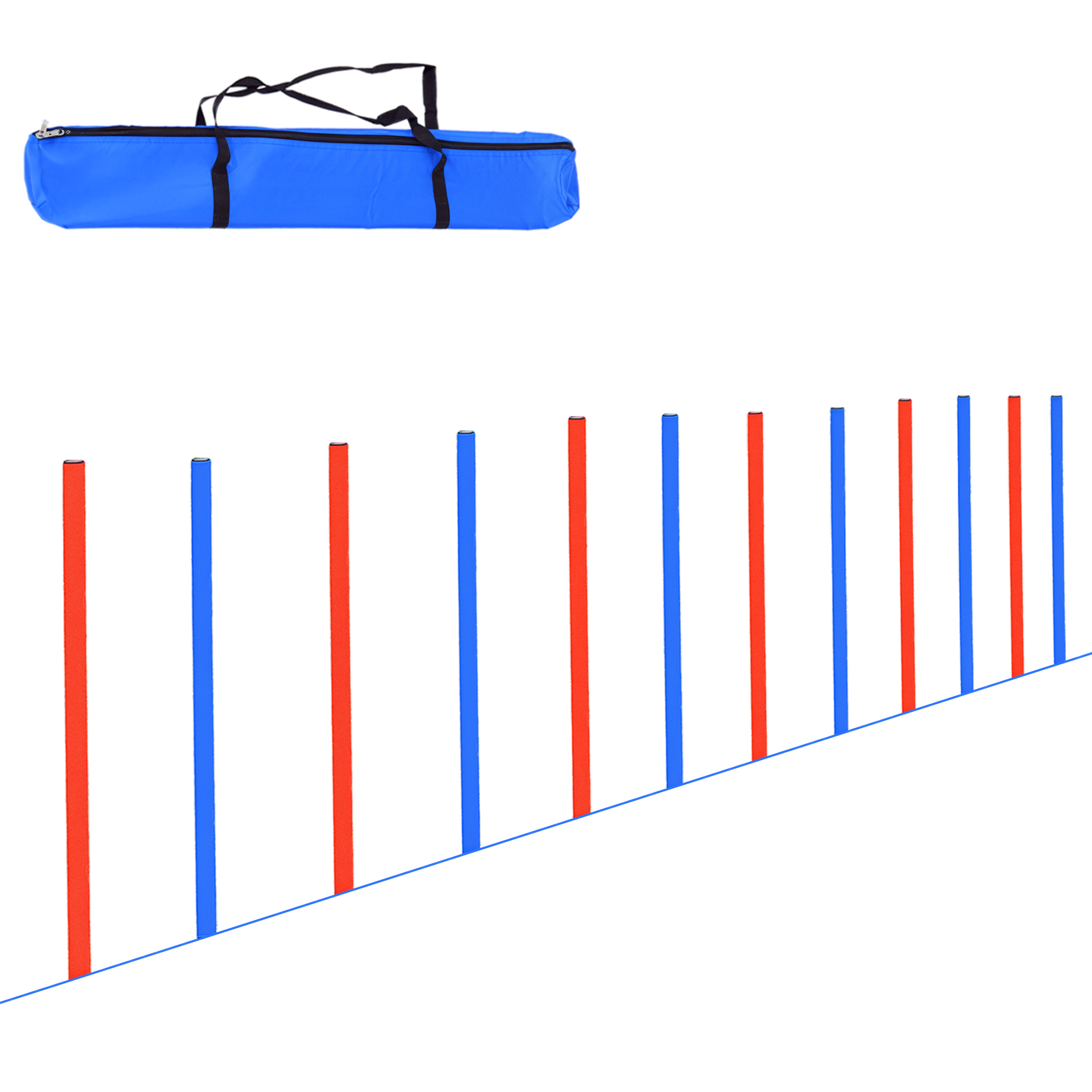 Dog Agility Training Equipment Play Run Obedience Set Adjustable (Poles) — image 2