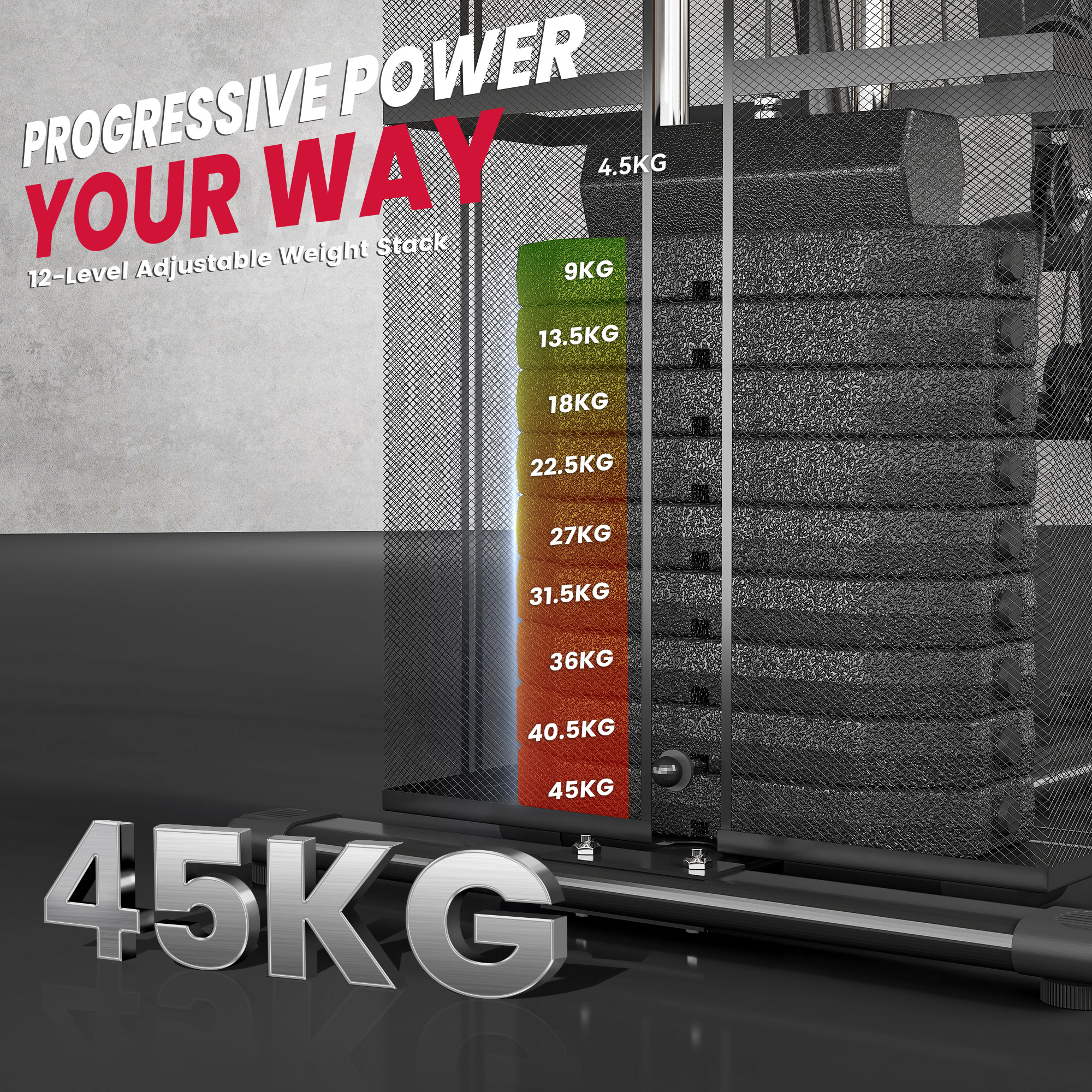 Home Gym Weight Training Workout Station Fitness Strength Machine