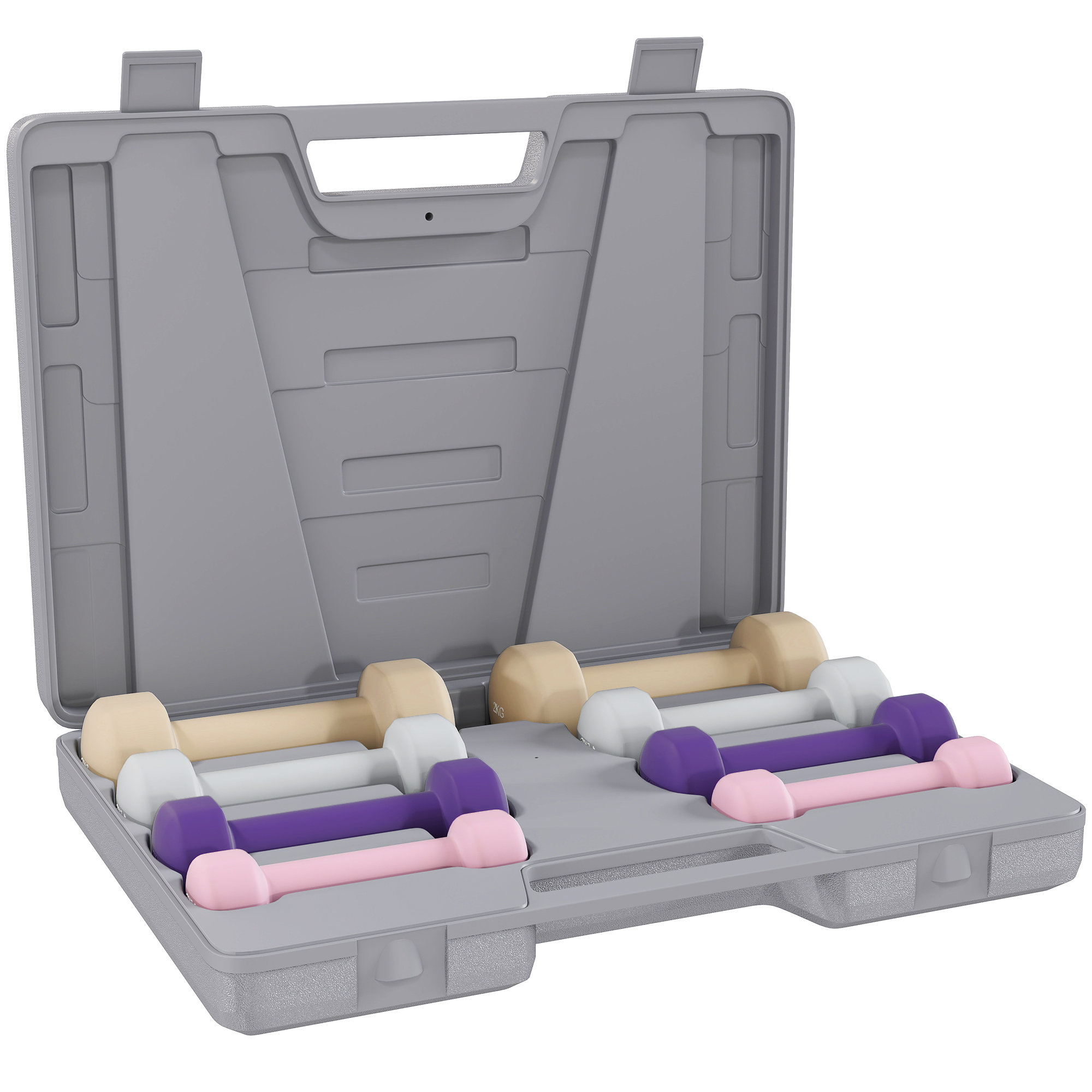10KG Dumbbells Set With Carry Case,Hand Weights For Women And Men Home Gym — image 3