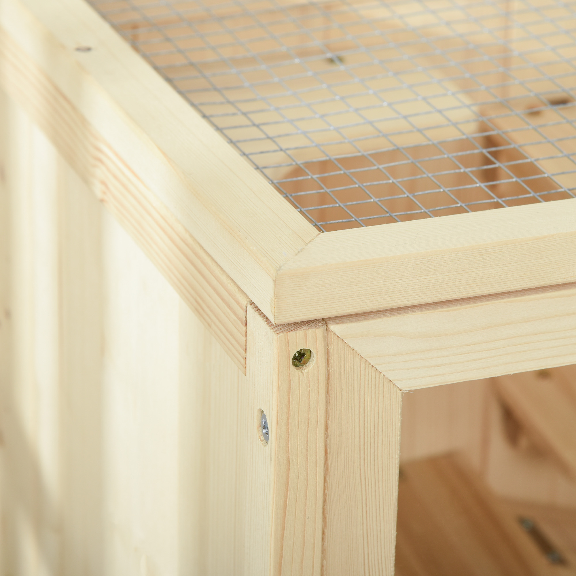 Wooden Hamster Cage With Storage Shelf,Small Animal Exercise Play House