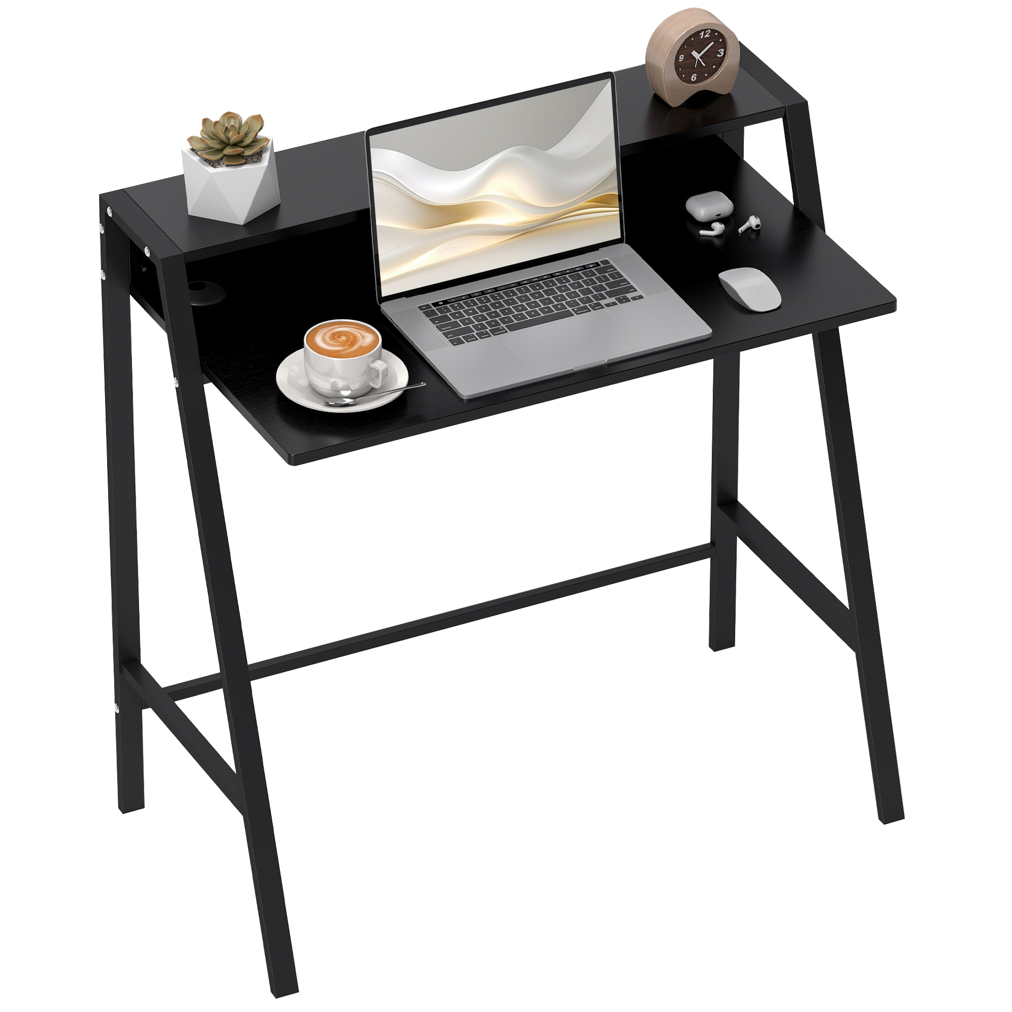 Writing Desk Computer Table Home Office PC Laptop Workstation Storage Shelf 84L — image 2