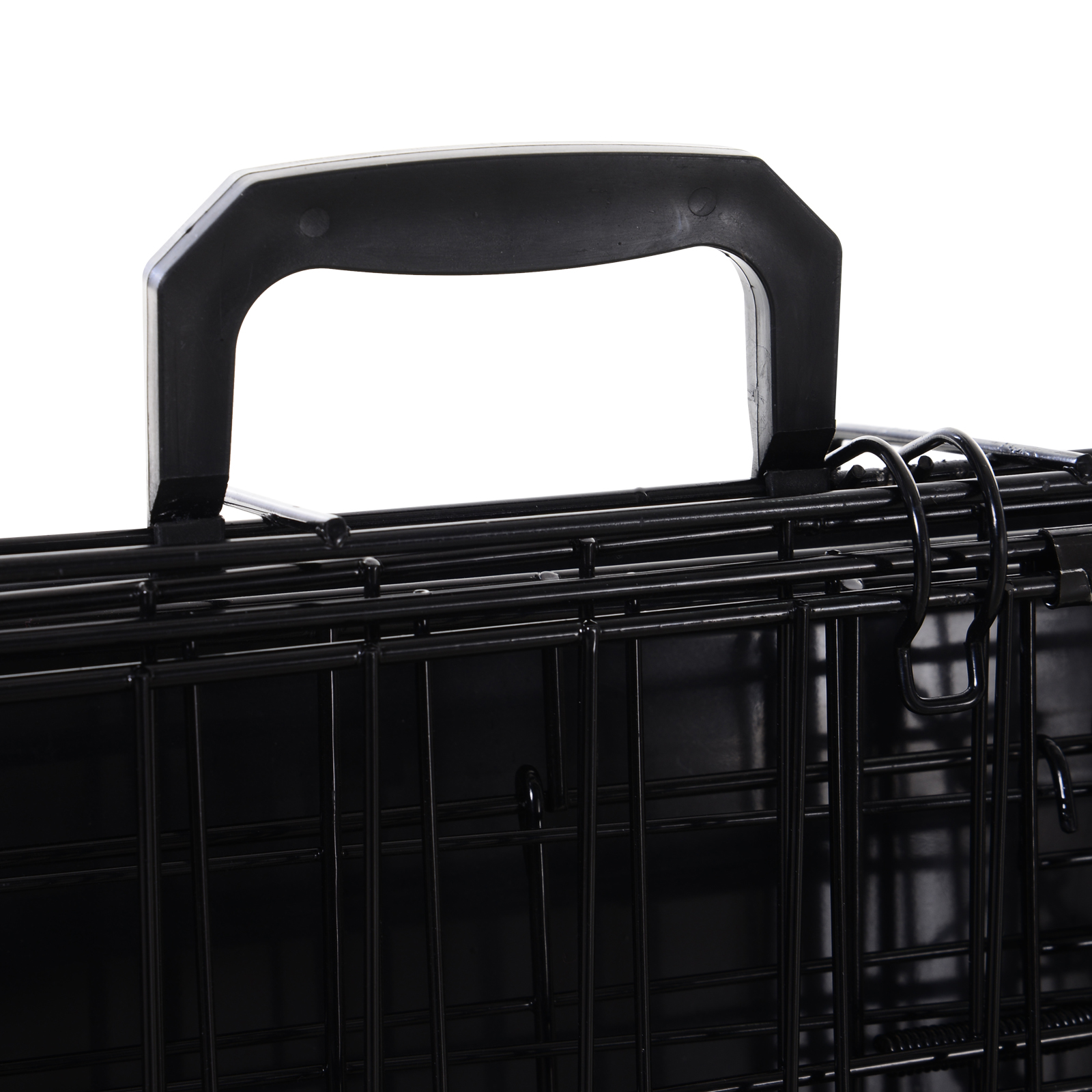 Trapeze Collapsible Dog Pet Travel Box Cage Removable Tray 93 X 58 X 65cm detail photo 2