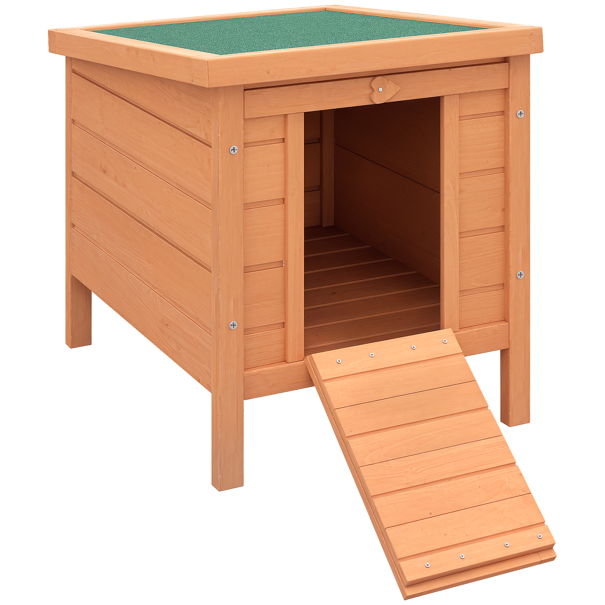 Wooden Rabbit Hutch Outdoor,Guinea Pig Hutch,Rabbit Hideaway,Cat House,Bunny — image 5