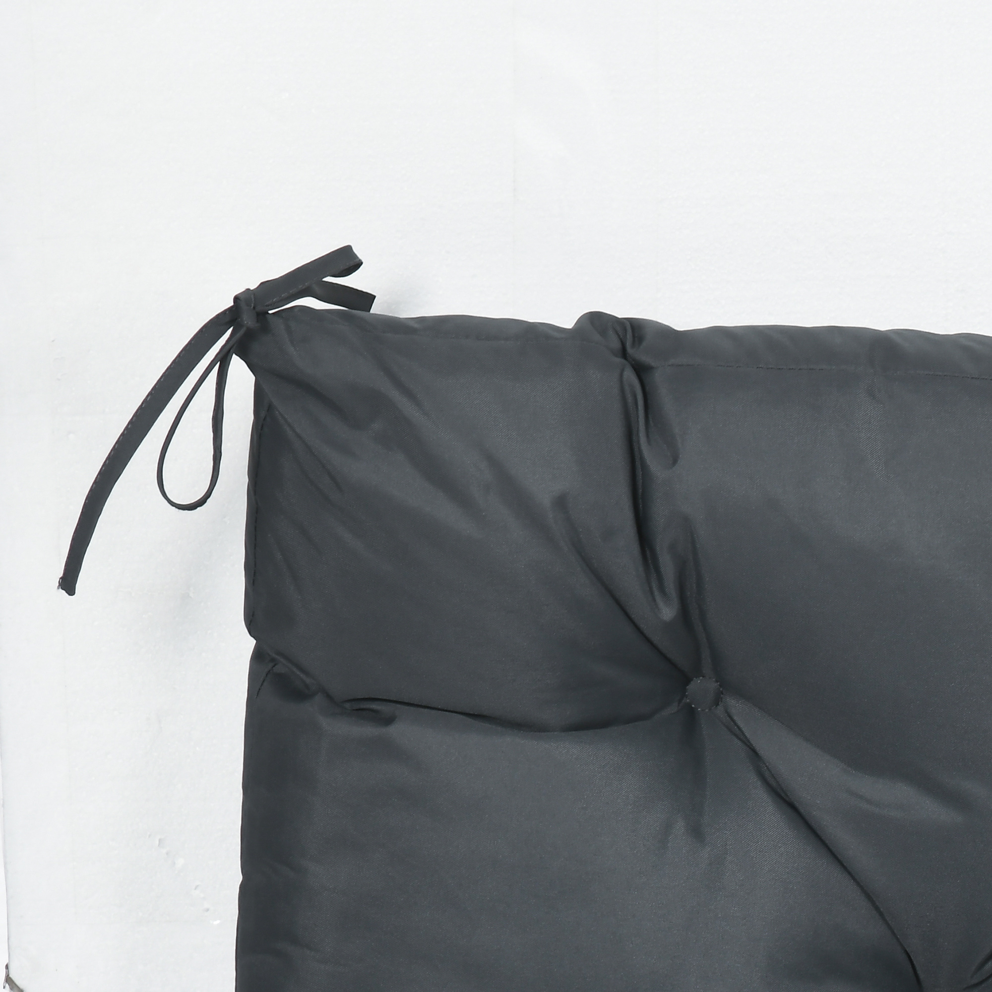 2 Seater Bench Cushion,Garden Chair Cushion With Back And Ties For Indoor — image 4