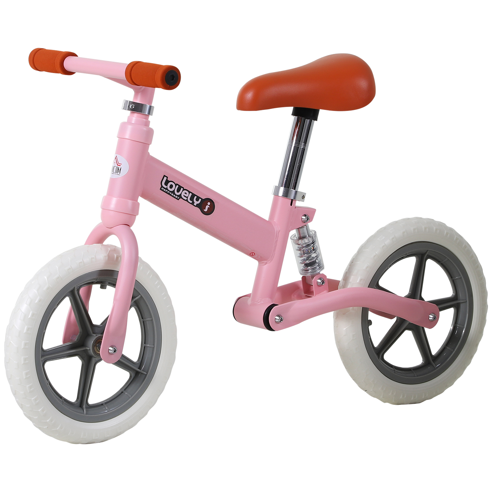 12" Kids Balance Bike No Pedal Bicycle EVA Tire Adjustable Seat Toddler