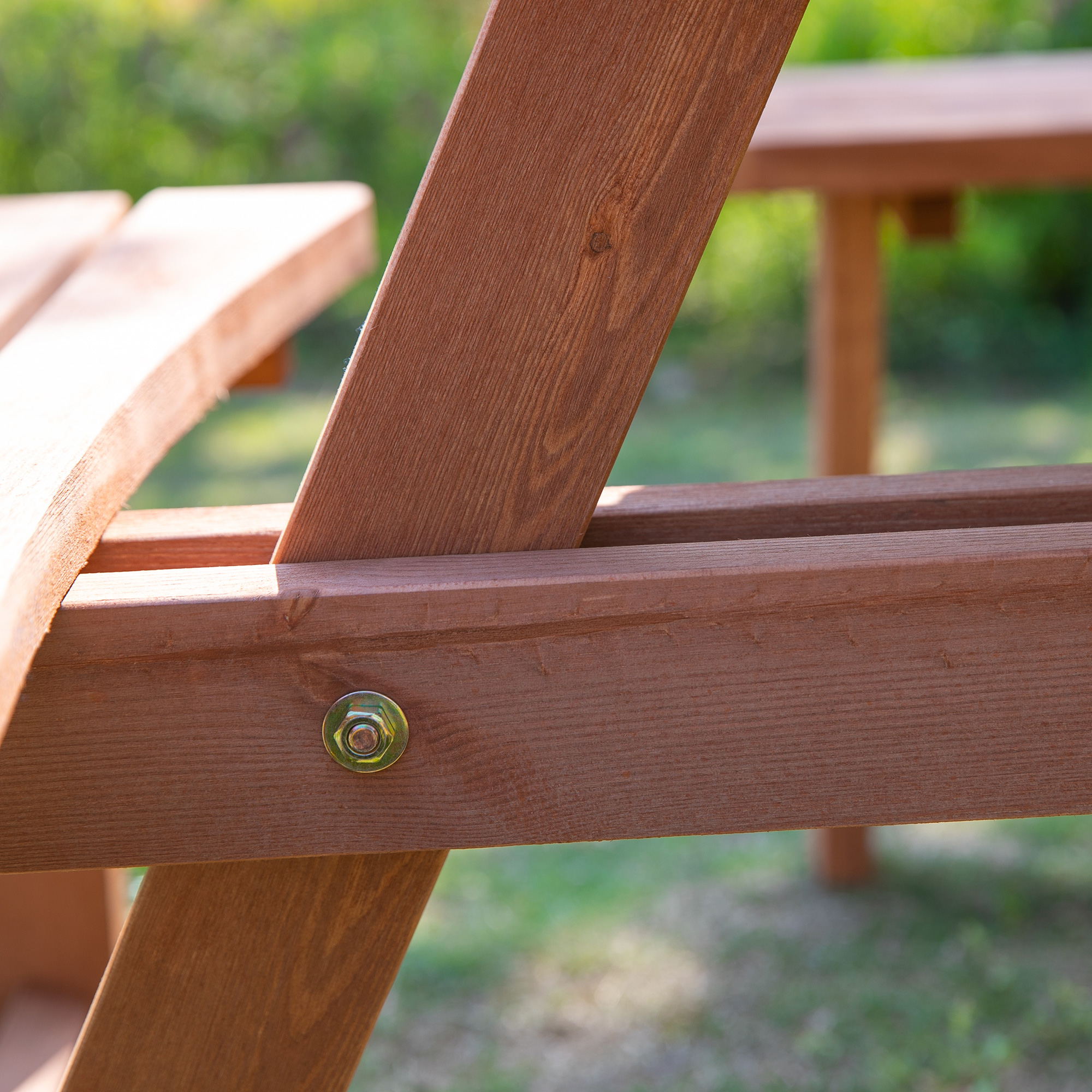 8-Seater Wooden Picnic Set-Fir Wood — image 5